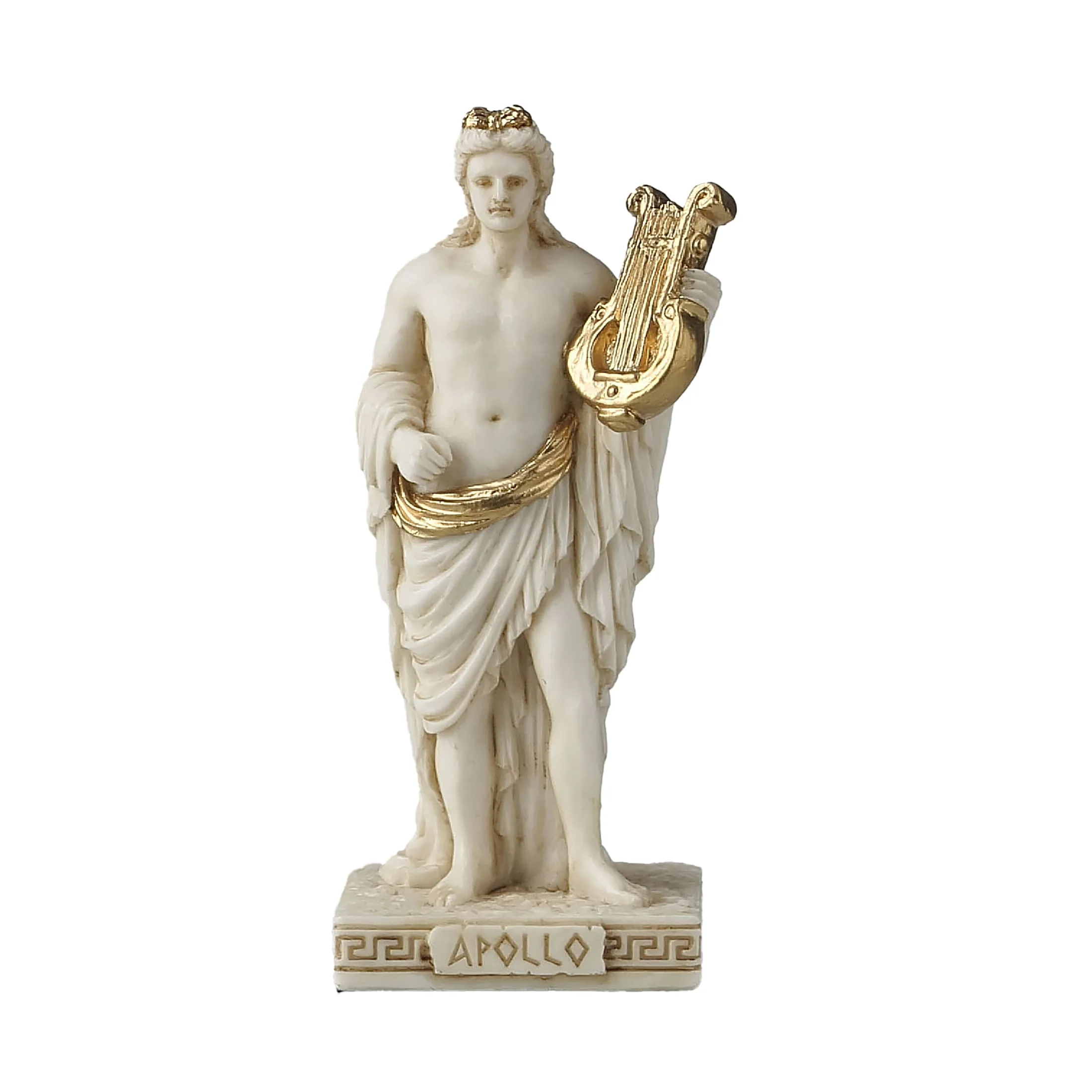 Apollo Resin Statue with Lyre – 30 cm