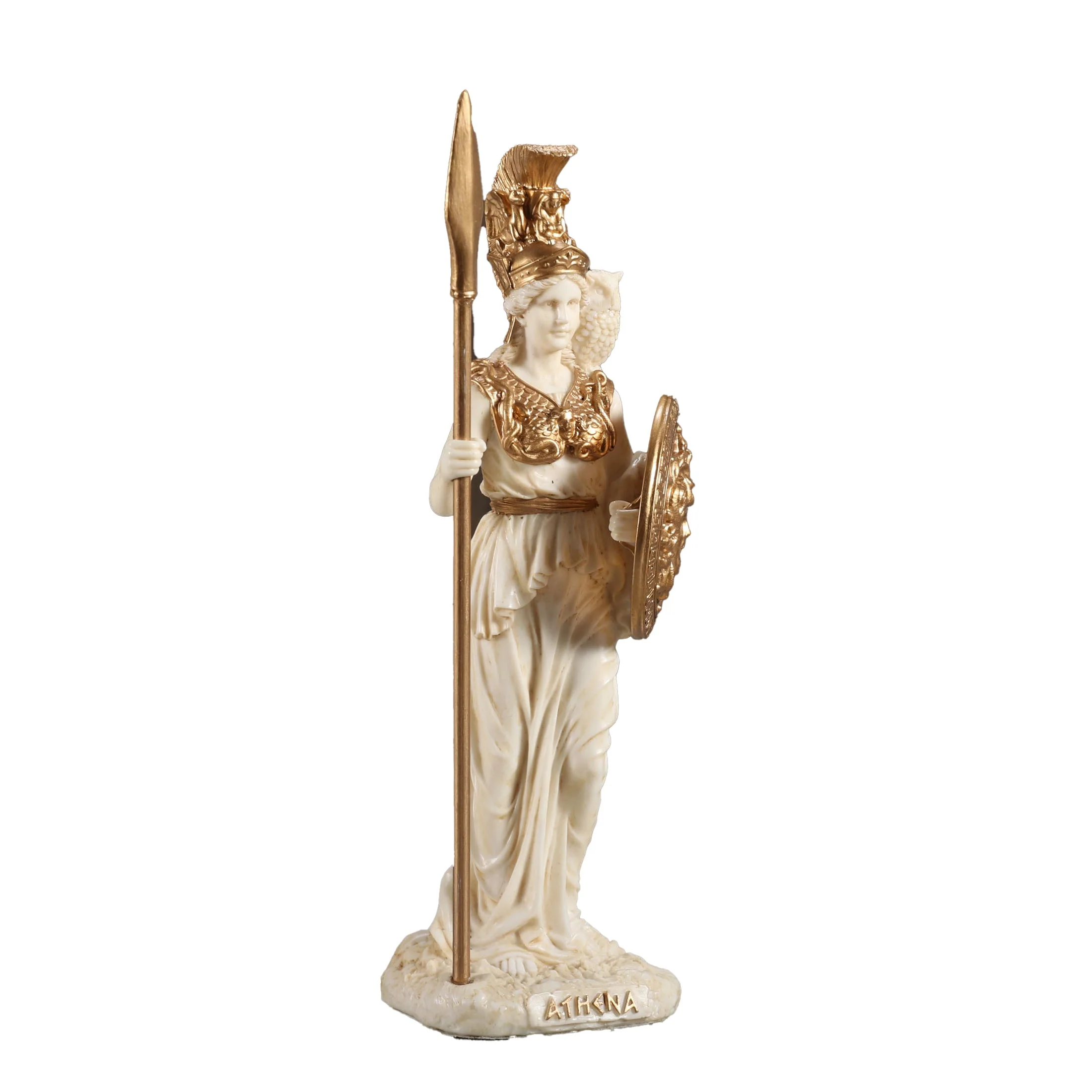 Athena The Greek Goddess Of Wisdom 16.5cm Veronese White Statue — additional product image 3 from ArtStatues