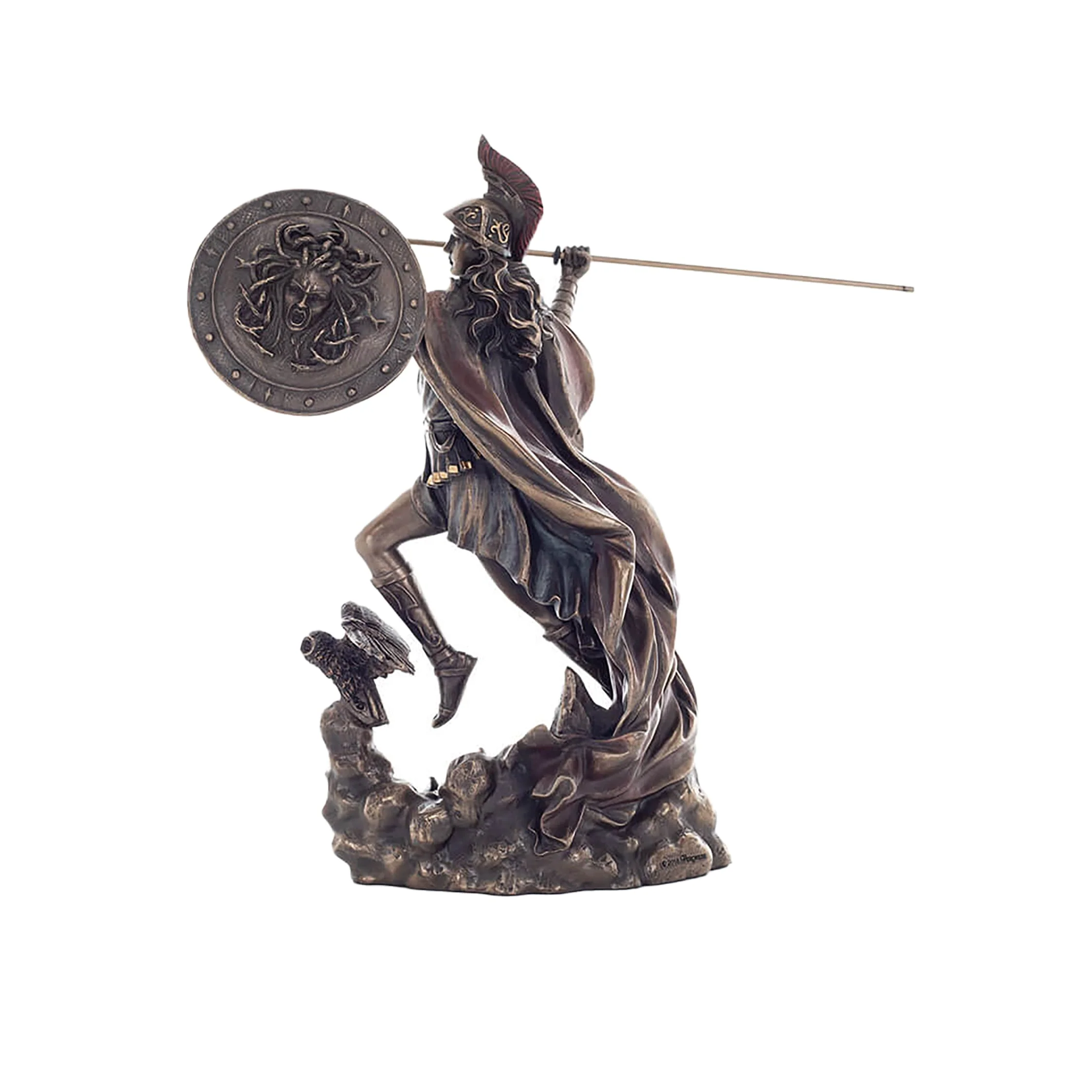 Athena Cold-Cast Bronze Statue – 28 cm Greek Goddess Figurine — additional product image 2 from ArtStatues