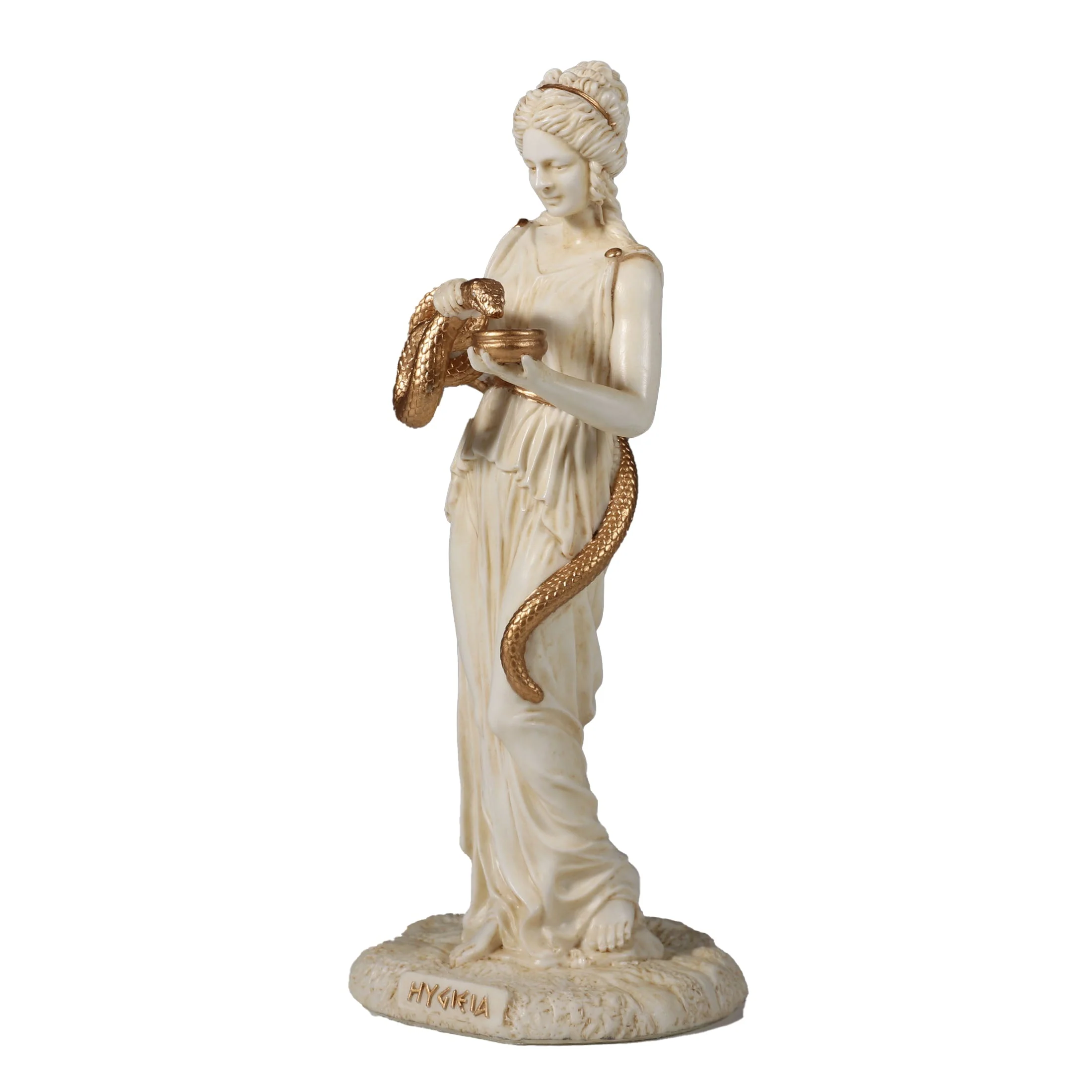 Hygieia Greek Goddess Of Hygiene 15.5cm Veronese White Statue — additional product image 4 from ArtStatues