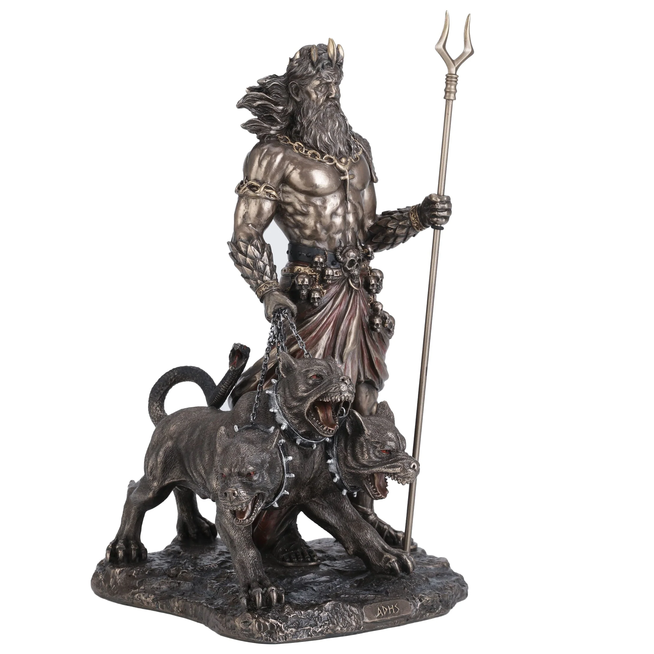 Hades Greek God Of The Underworld With Cerberus 30cm Veronese Statue — additional product image 4 from ArtStatues