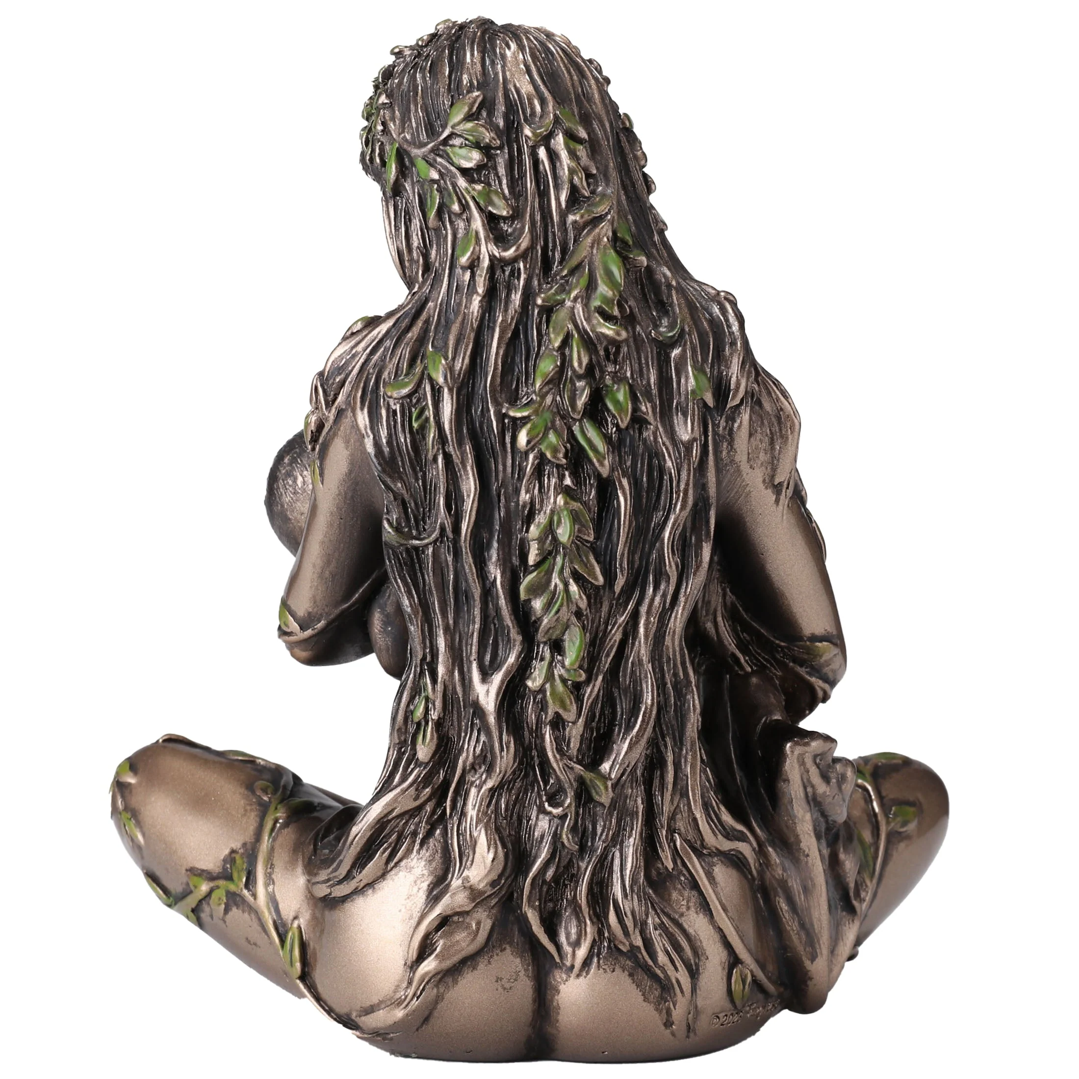 Mother Earth Gaia Nurturing Baby Cradle Position 11cm Veronese Statue — additional product image 4 from ArtStatues