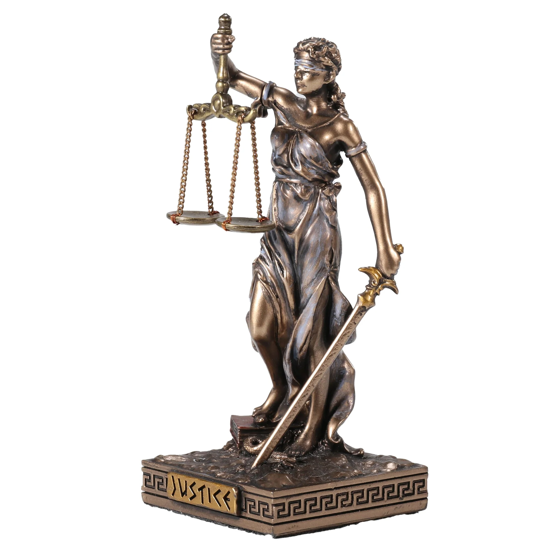 Themis Greek Goddess of Justice 10cm Veronese Statue — additional product image 3 from ArtStatues