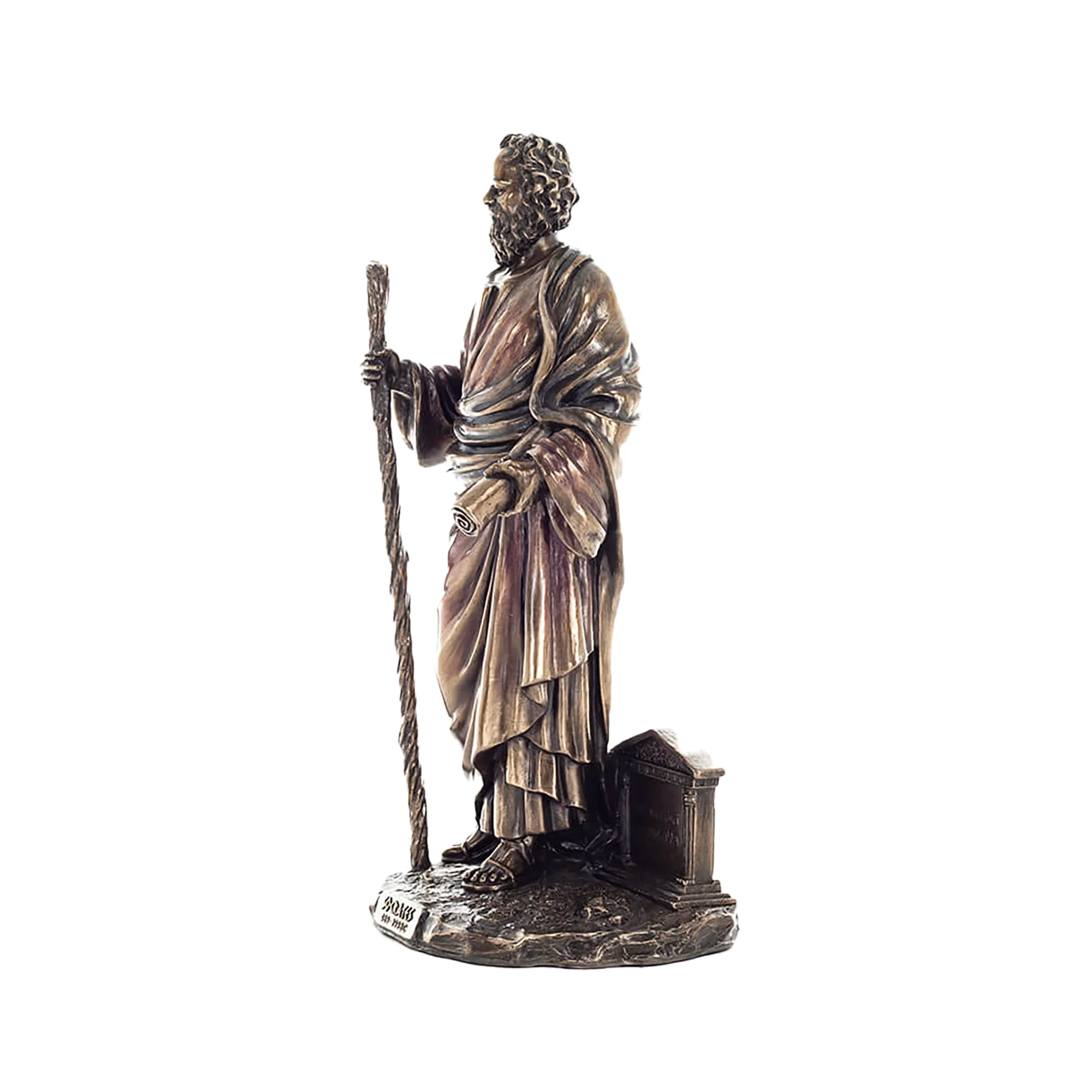 Socrates Cold-Cast Bronze Statue – 30 cm Greek Philosopher — additional product image 2 from ArtStatues