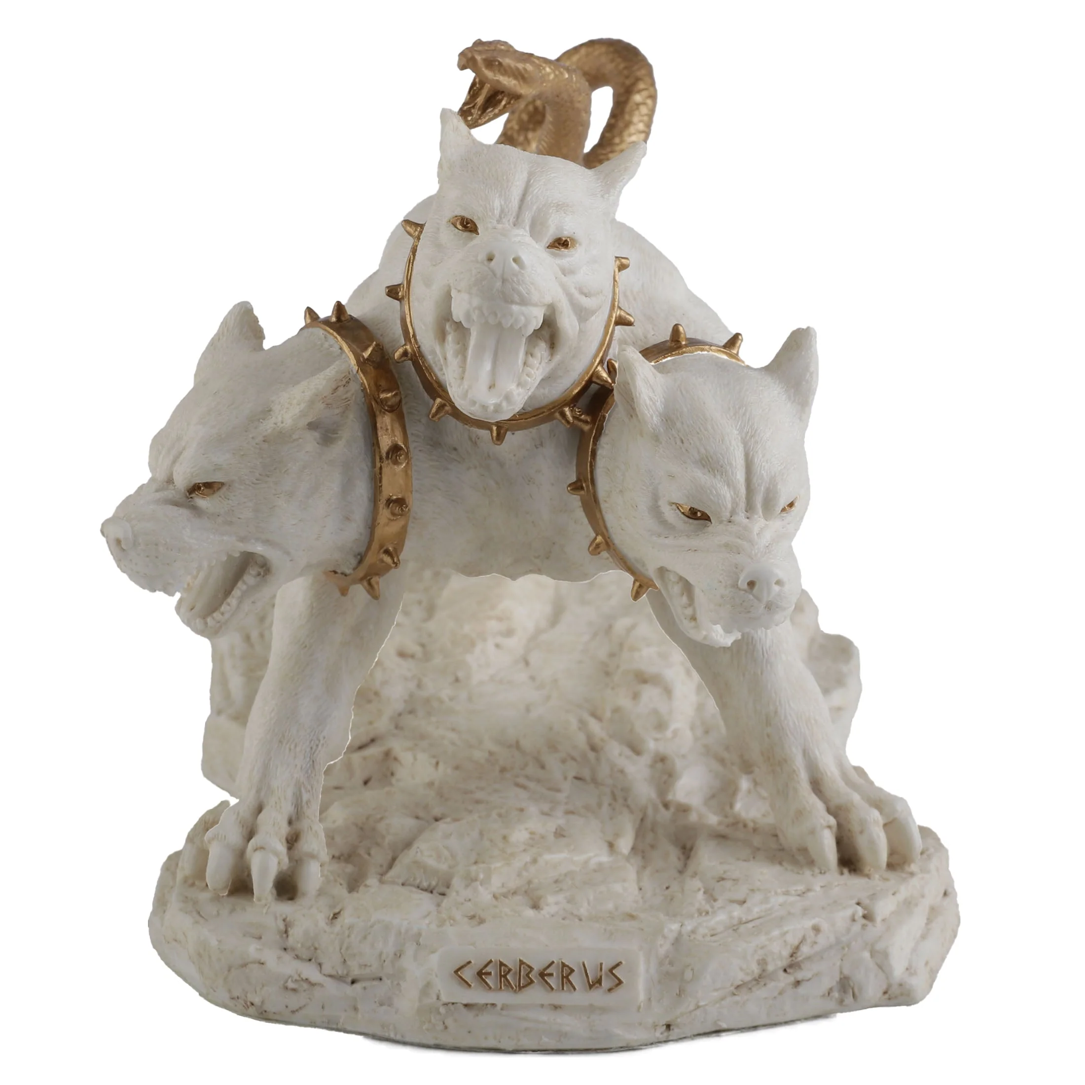 Cerberus The Three Headed Hound Of Hades 19.5cm Veronese White-Gold Statue — additional product image 2 from ArtStatues
