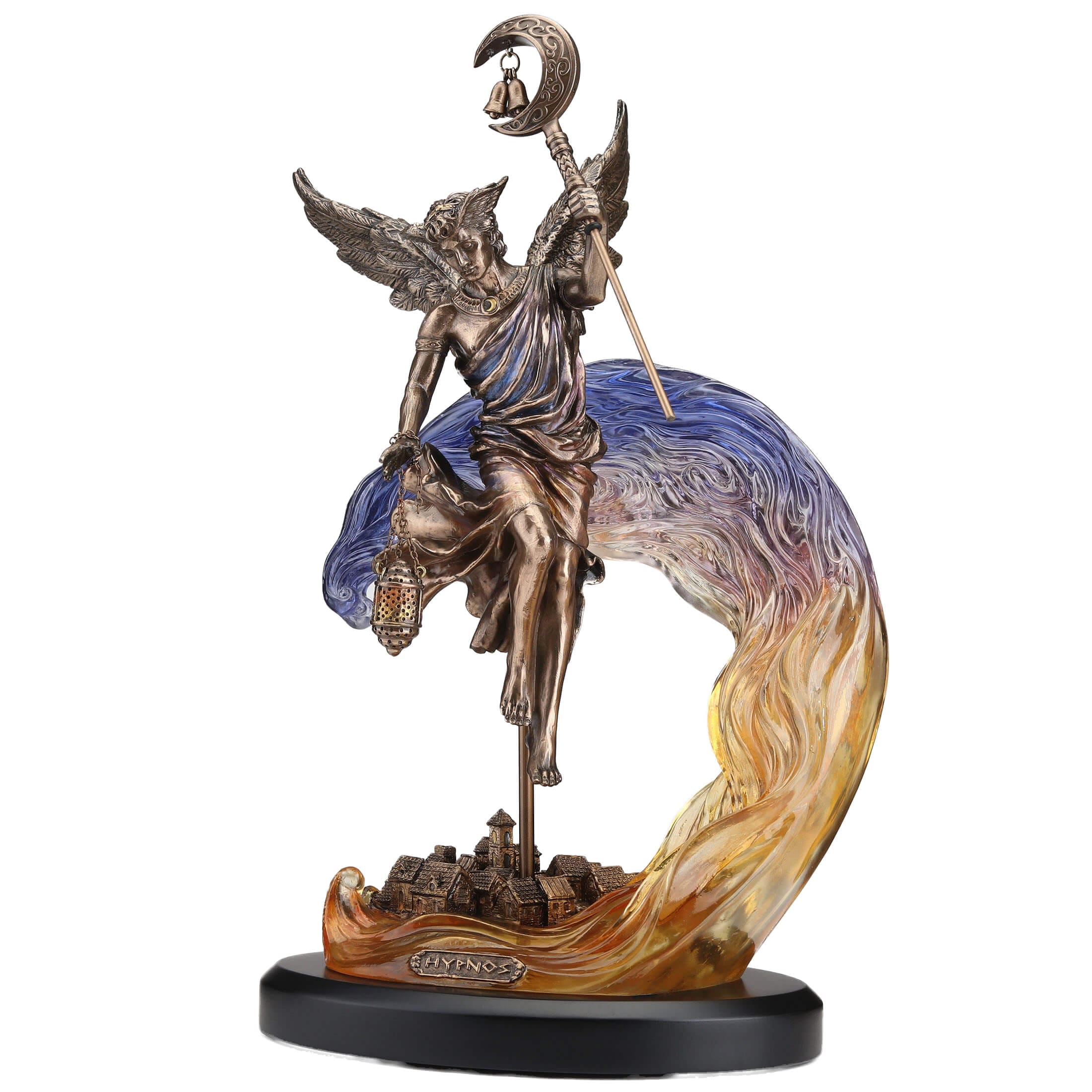 Hypnos God of Sleep Statue – Veronese Bronze, 33 cm — additional product image 3 from ArtStatues
