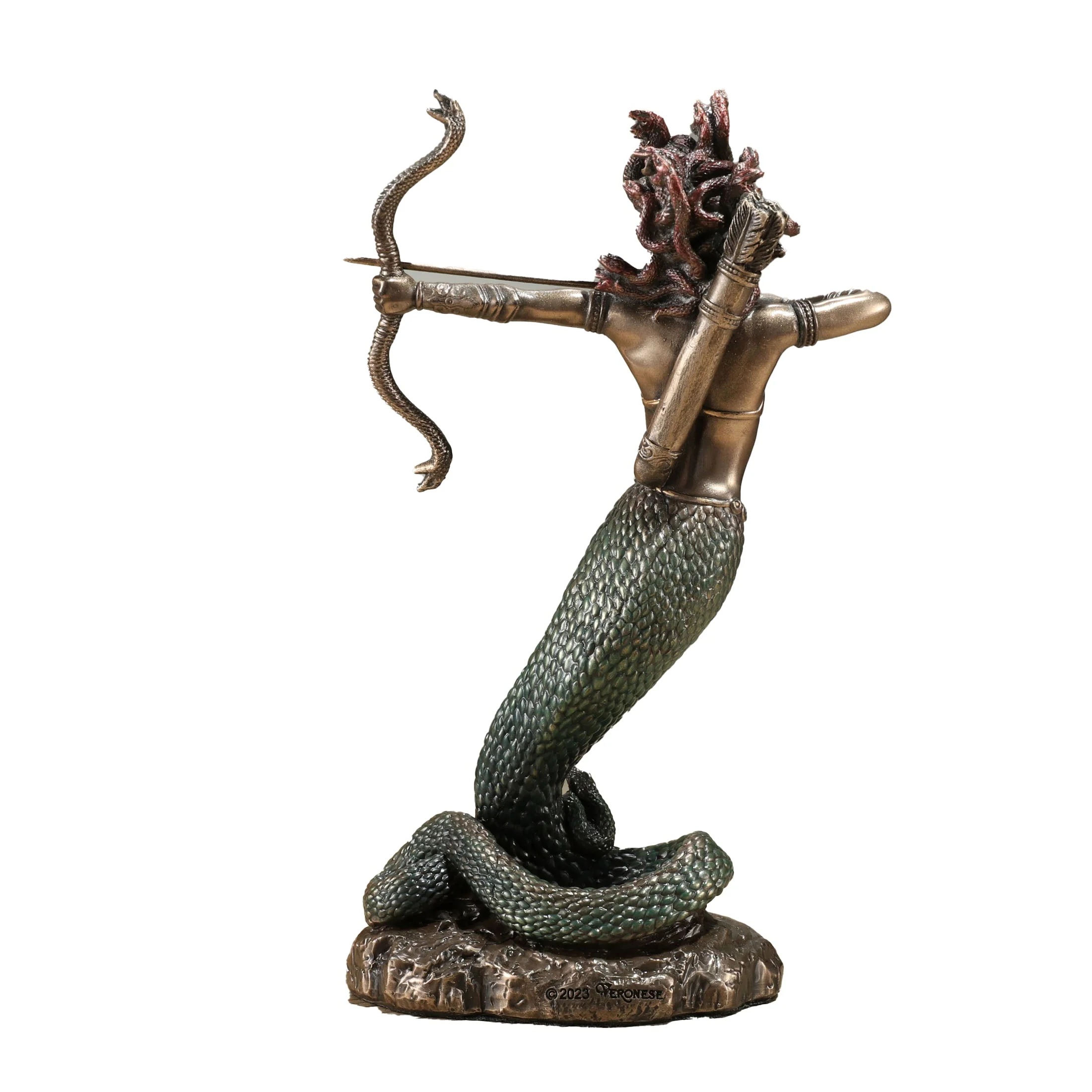 Furious Medusa Shooting Arrow 15.5cm Veronese Statue — additional product image 3 from ArtStatues