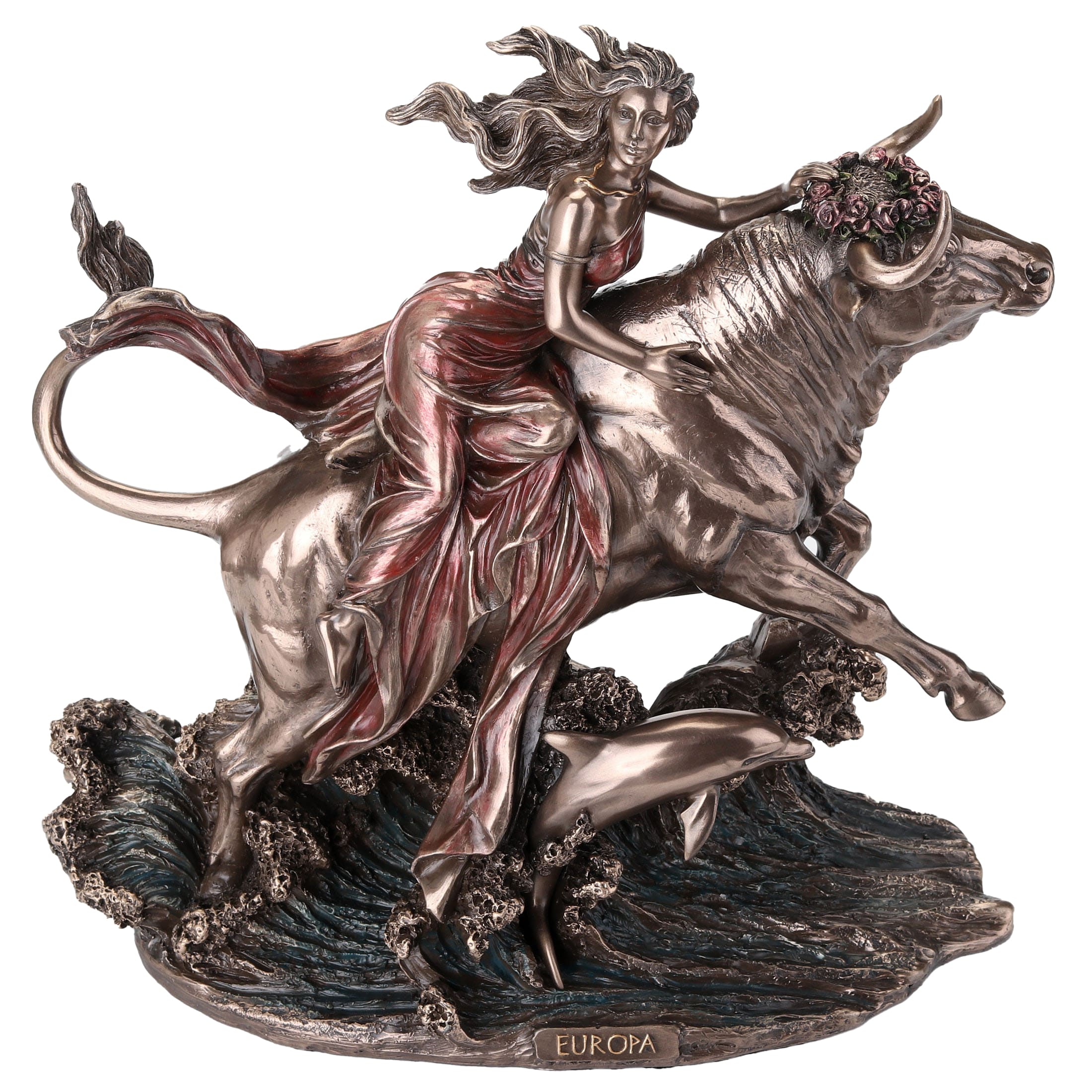 Europa and the Bull Statue – Veronese Bronze, 24×23 cm — additional product image 4 from ArtStatues