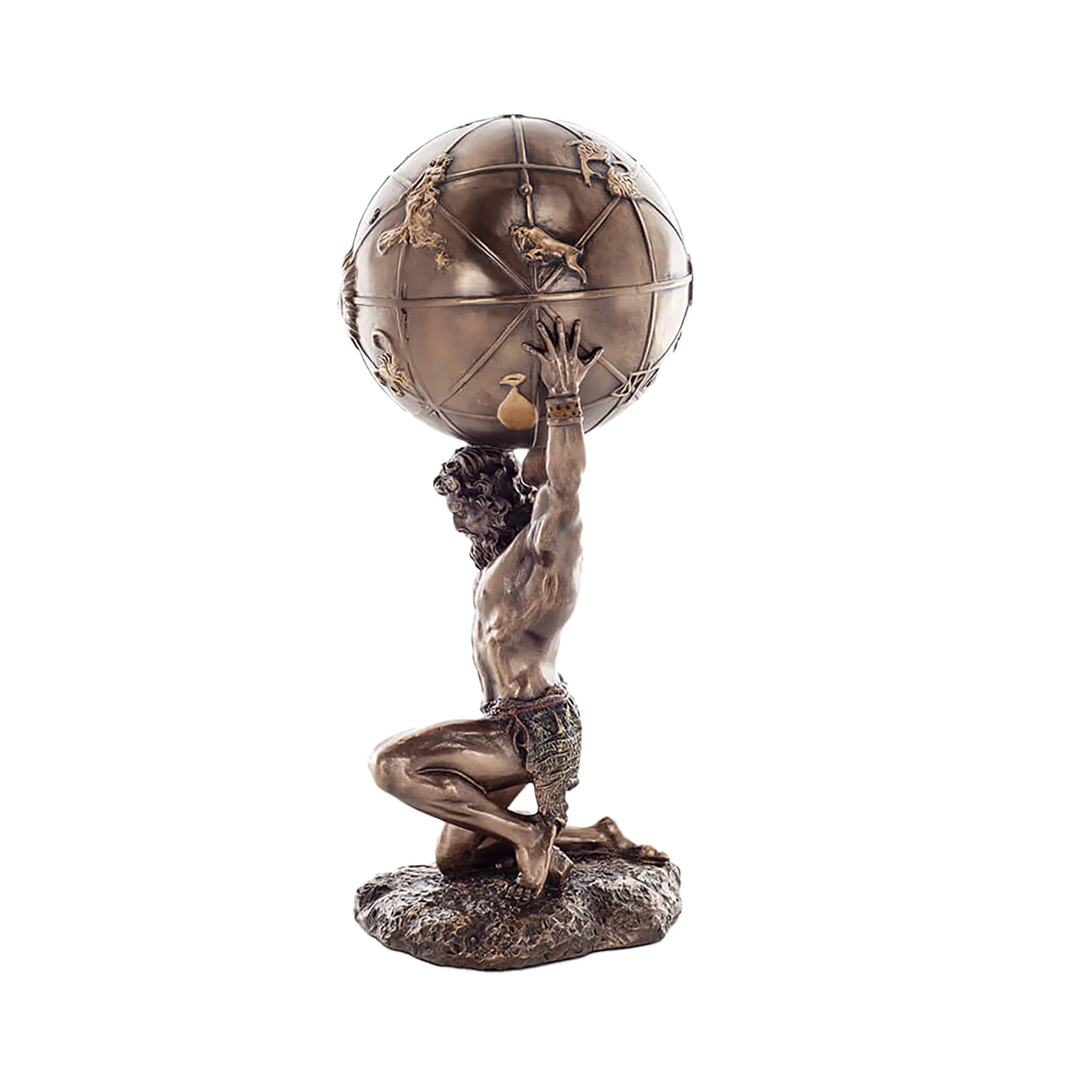 Atlas Titan Cold-Cast Bronze Statue – 21 cm — additional product image 2 from ArtStatues