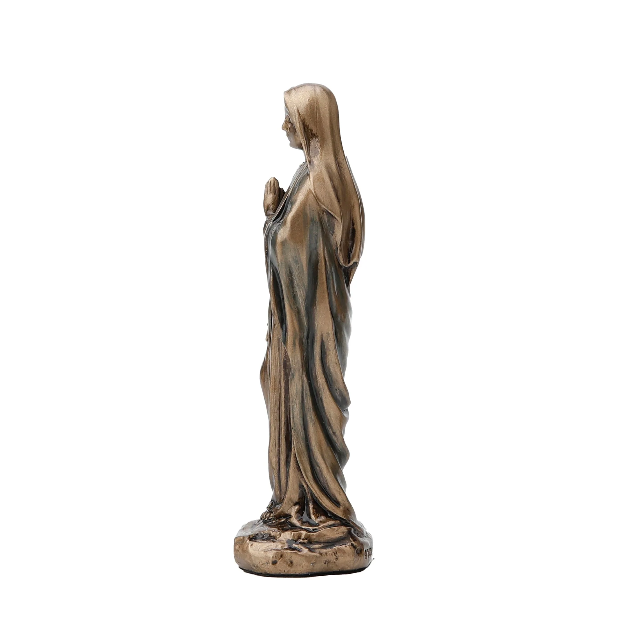Our Lady of Lourdes Statue – Cold-Cast Bronze, 8.5 cm Figurine — additional product image 2 from ArtStatues