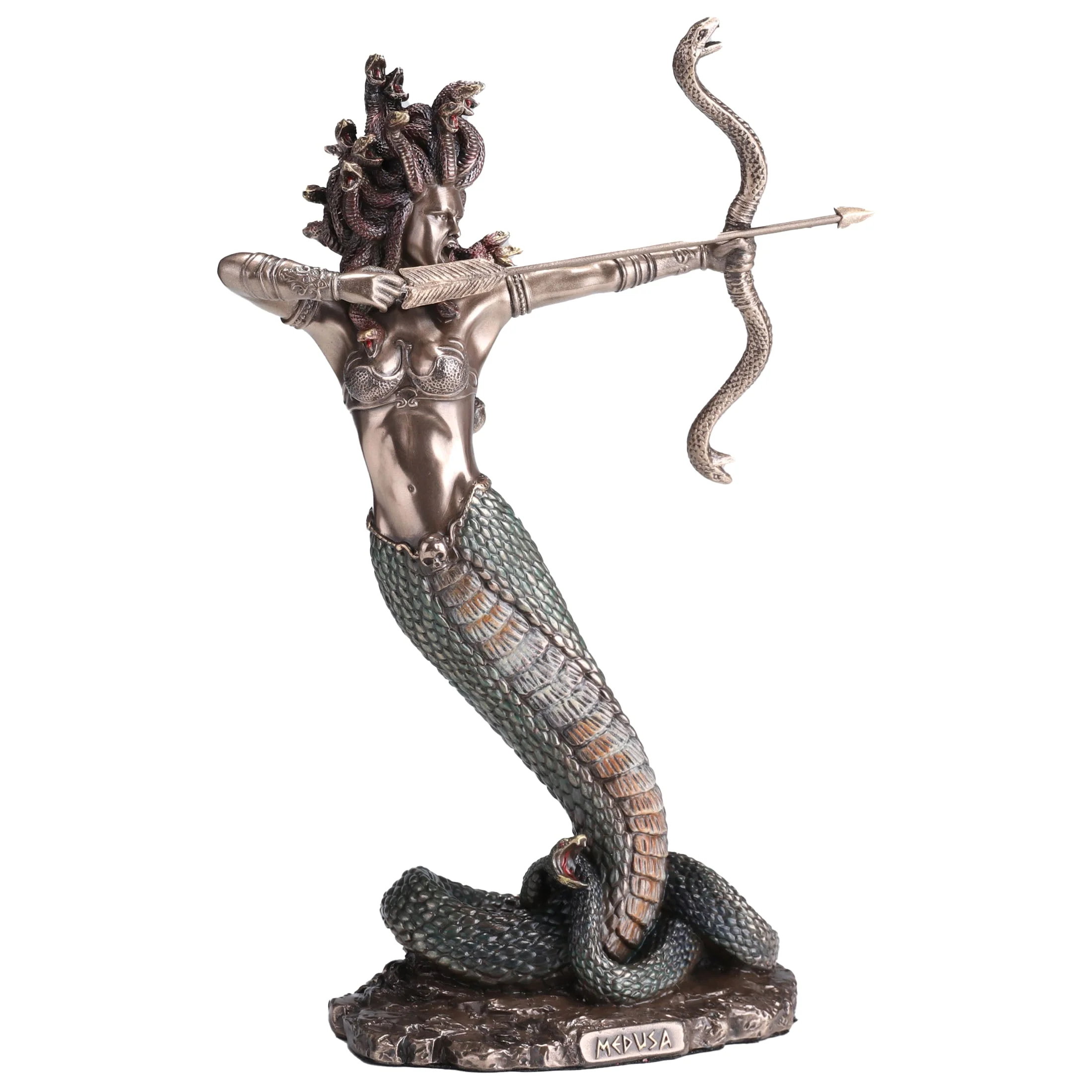 Furious Medusa Shooting Arrow 23cm Veronese Statue — additional product image 2 from ArtStatues