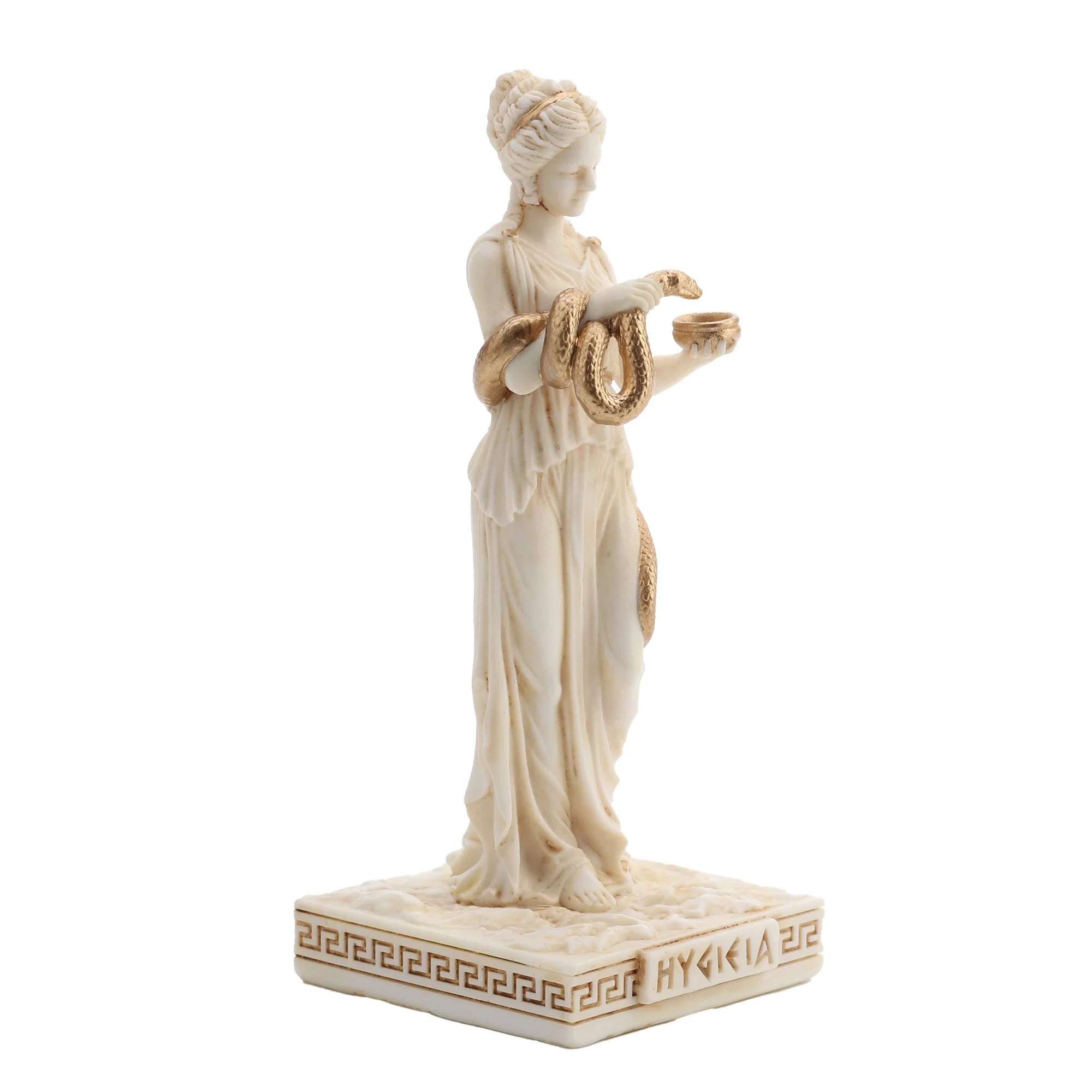 Hygieia Greek Goddess Of Health 9.2cm Veronese White Statue — additional product image 3 from ArtStatues