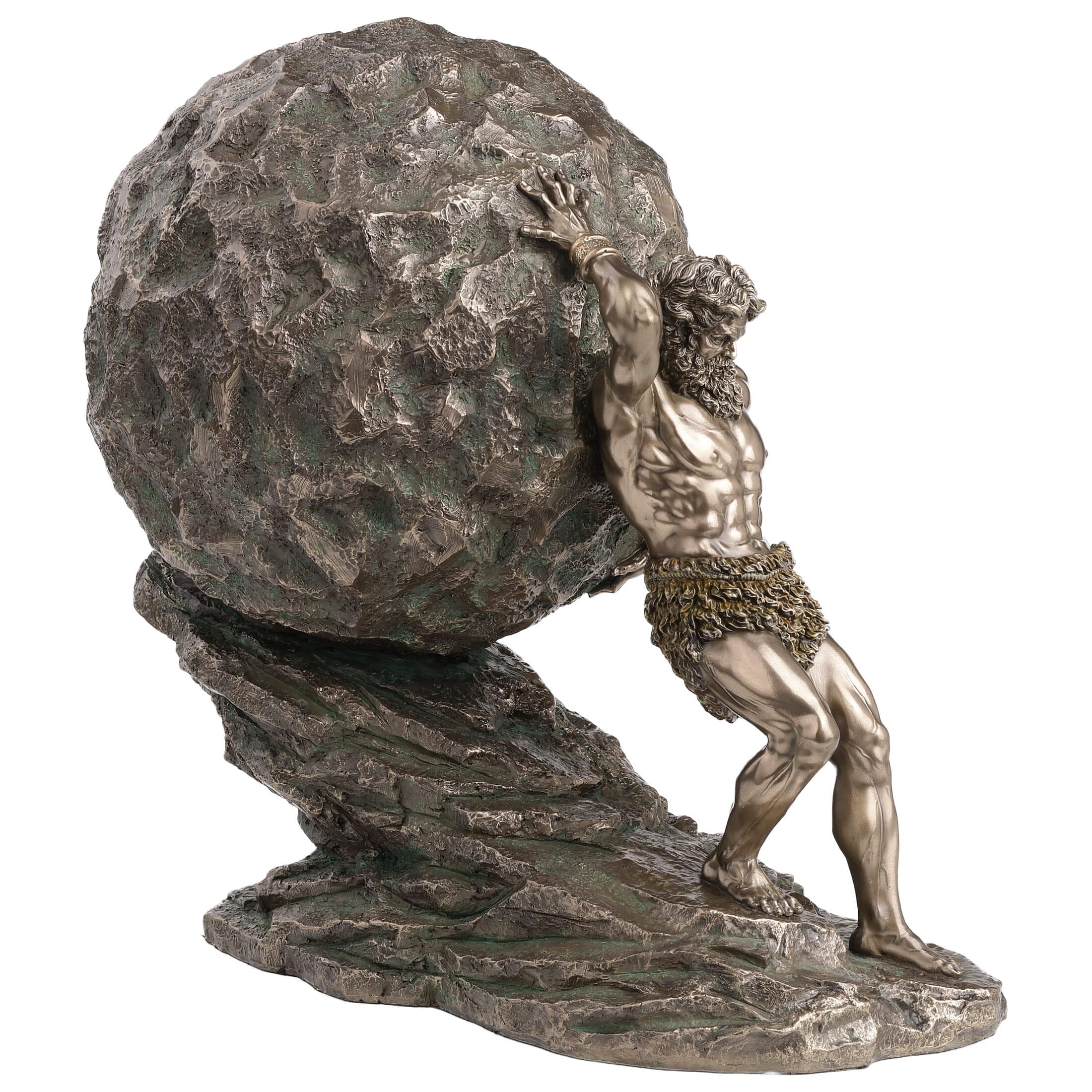 Sisyphus Statue - 38.5 cm Cold-Cast Bronze Figurine by Veronese — additional product image 2 from ArtStatues