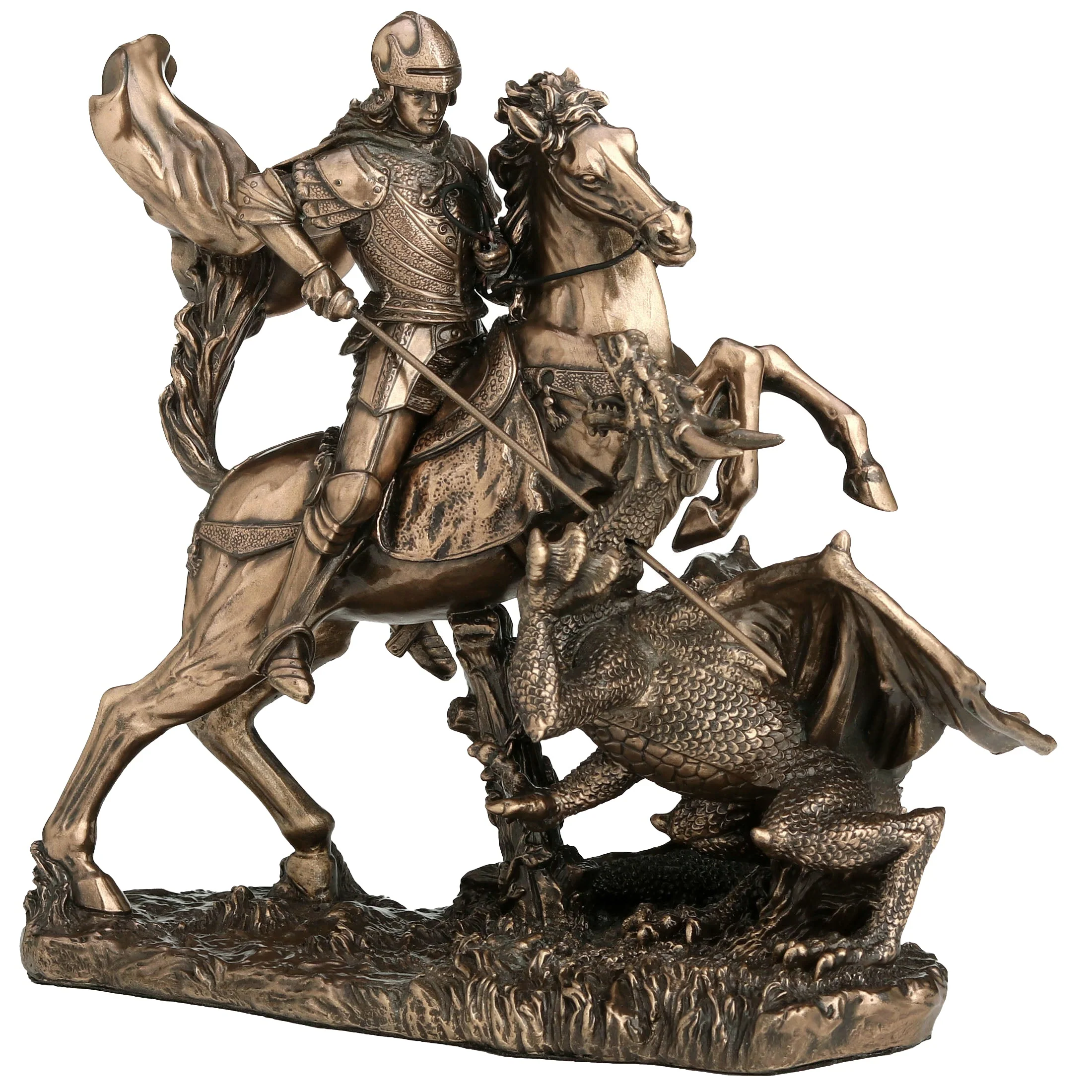 Saint George The Dragon Slayer 17cm Veronese Statue — additional product image 2 from ArtStatues