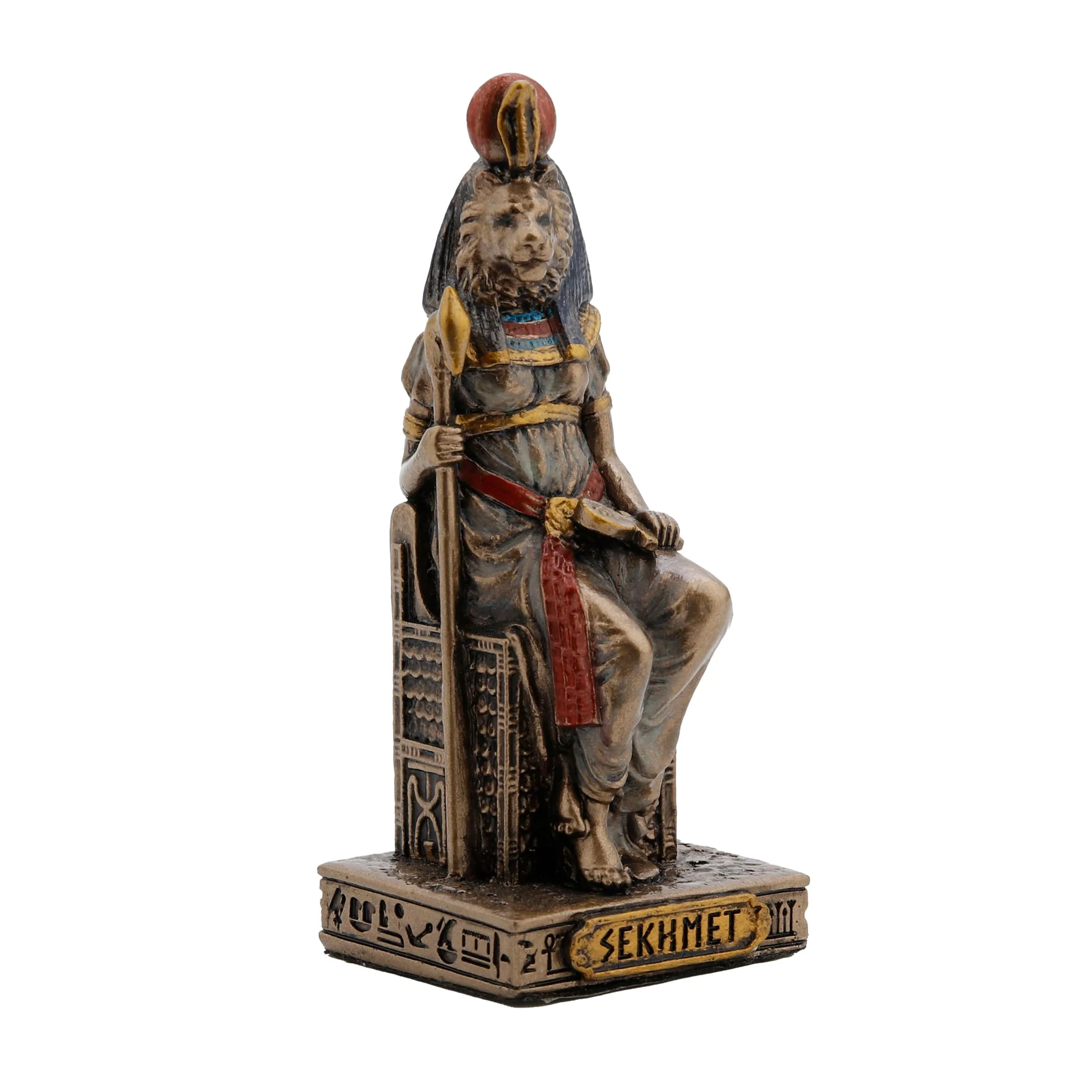 Sekhmet Egyptian Goddess Statue – Cold-Cast Bronze, 8.5 cm — additional product image 2 from ArtStatues