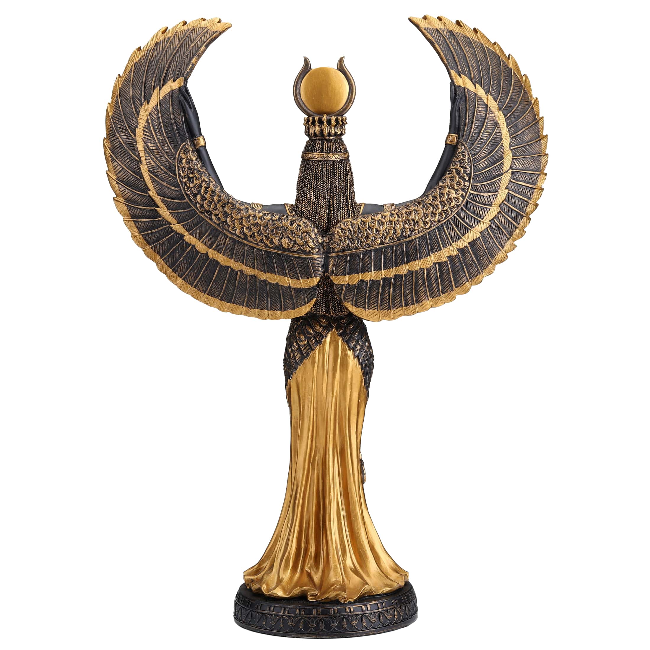Isis Egyptian God 34cm Black and Gold Veronese Statue — additional product image 3 from ArtStatues