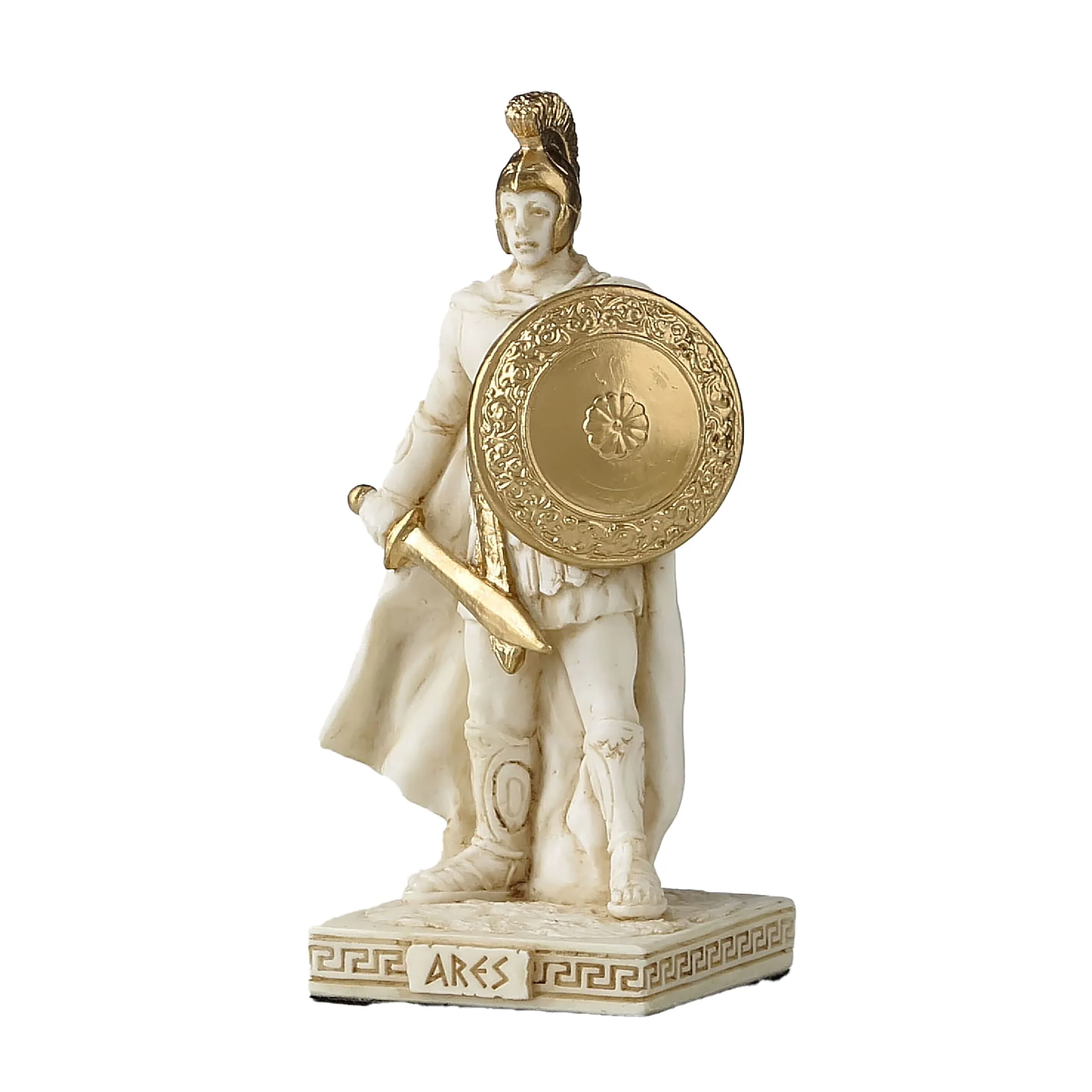 Ares Resin Statue – 30 cm with Gold Sword & Shield — additional product image 2 from ArtStatues