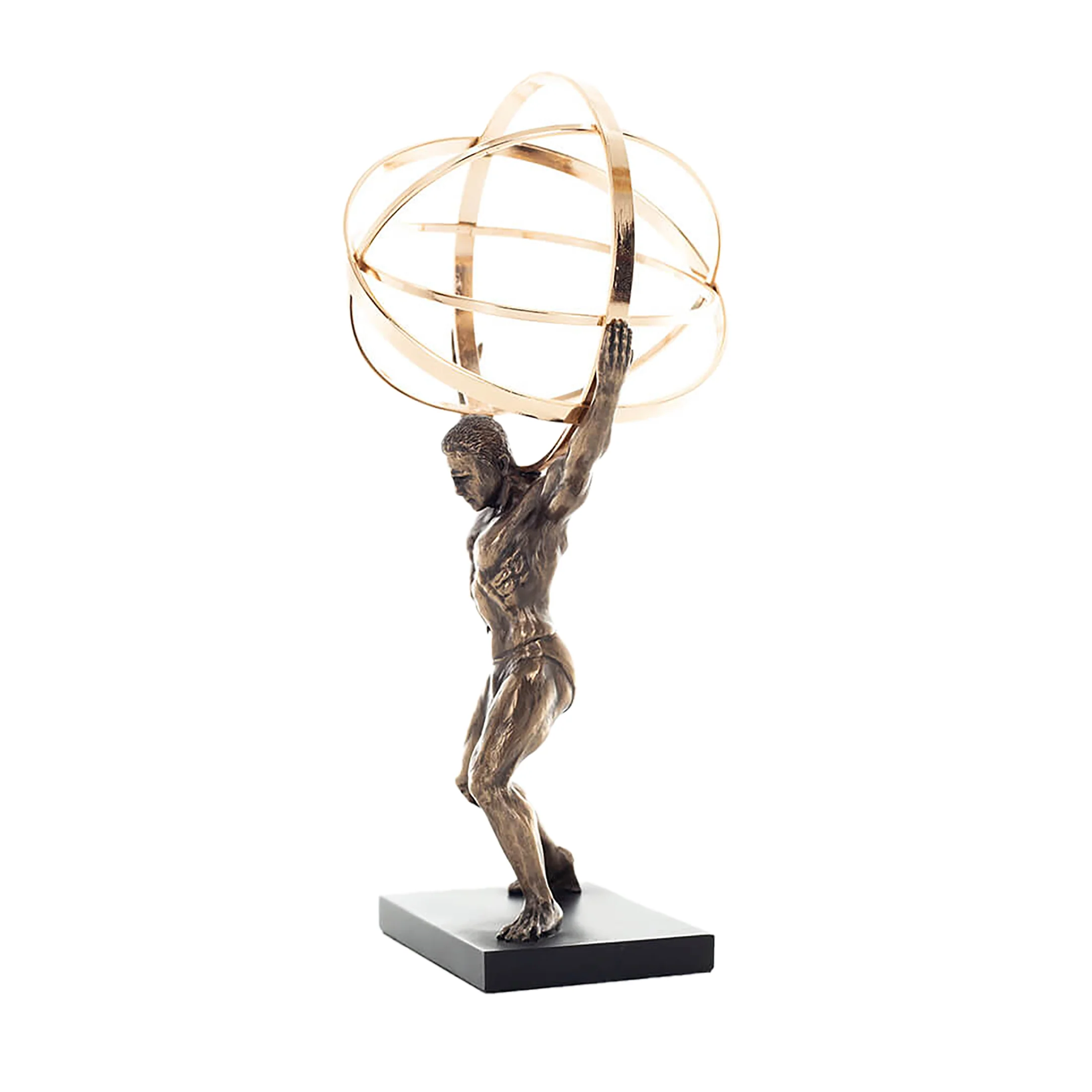 Atlas Titan Bronze Statue – 22.5 cm Greek Mythology Sculpture — additional product image 2 from ArtStatues
