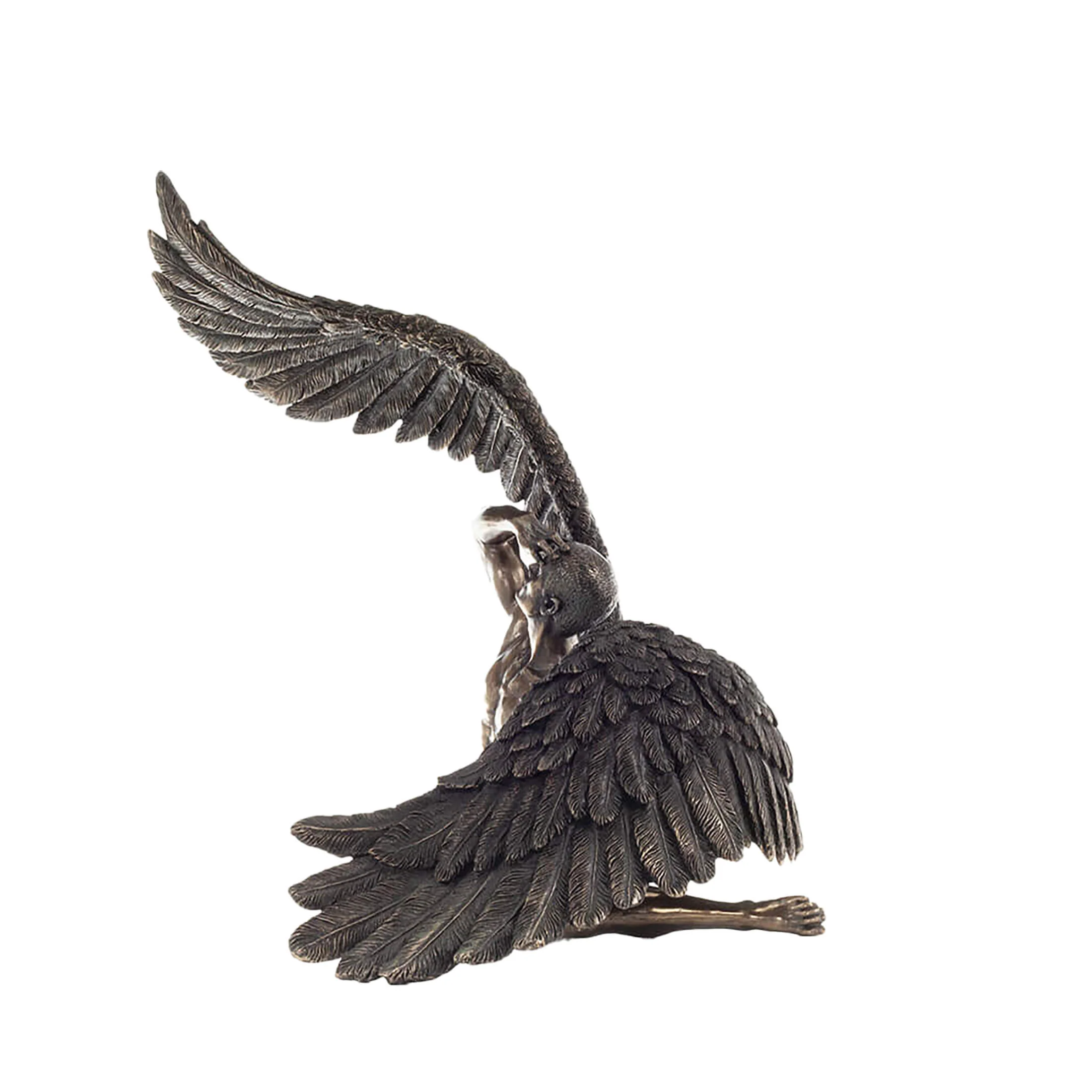 Fallen Angel Bronze Statue – 27.5 cm Symbol of Despair and Redemption — additional product image 2 from ArtStatues
