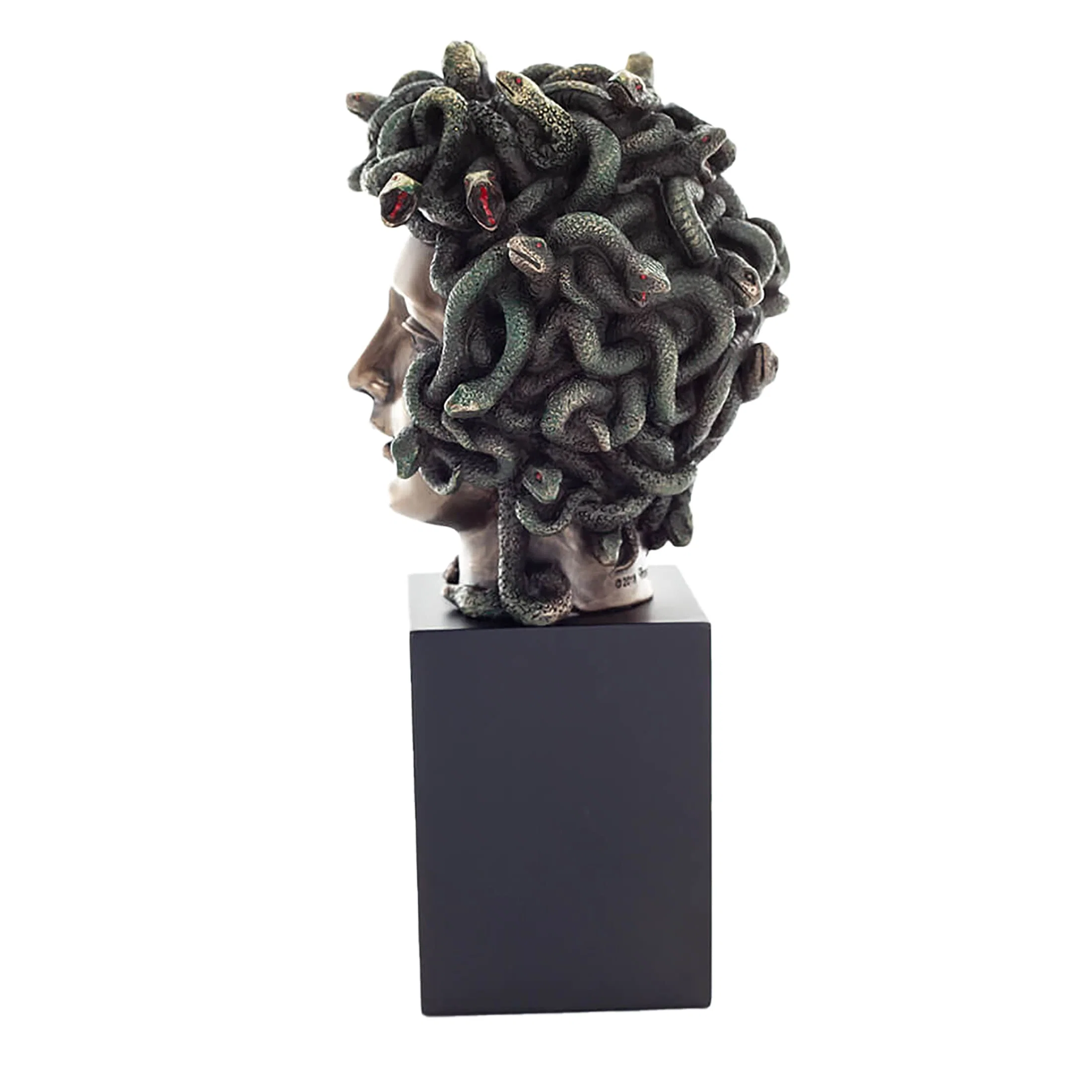Medusa Bust Statue – Cold-Cast Bronze, 21 cm Greek Mythology Figurine — additional product image 2 from ArtStatues