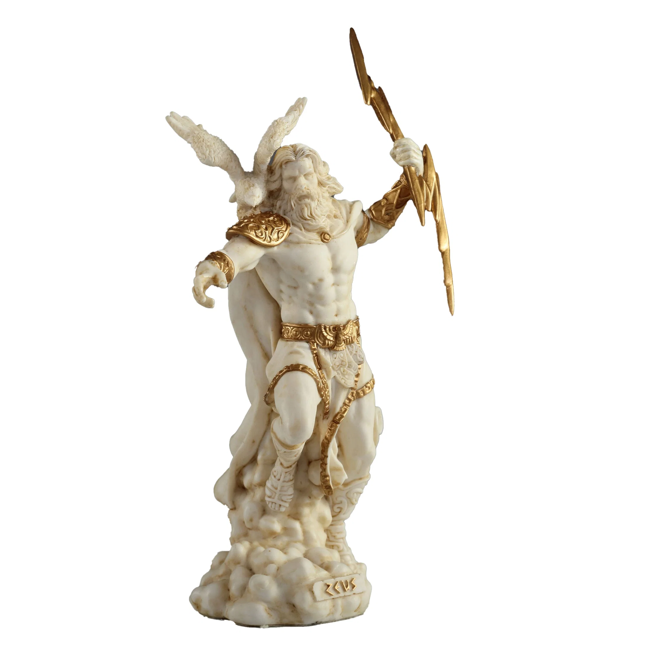 Zeus The Greek God Of The Sky 19cm Veronese White Statue — additional product image 4 from ArtStatues