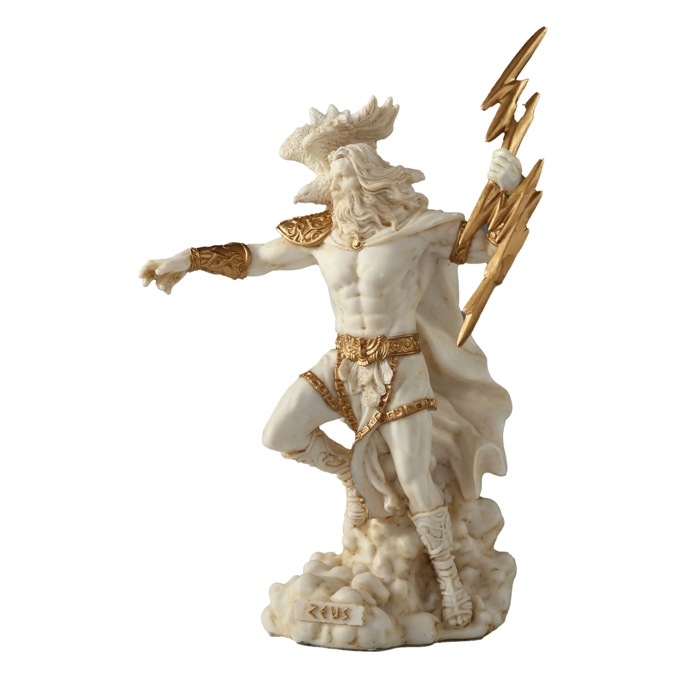 Zeus The Greek God Of The Sky 19cm Veronese White Statue — additional product image 2 from ArtStatues