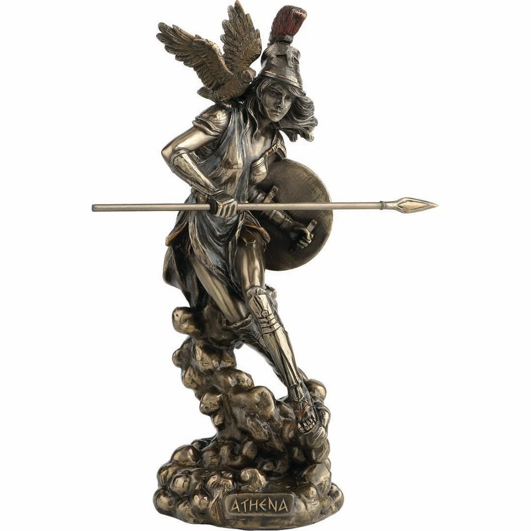 Athena Goddess of Wisdom and War 21cm Veronese Statue — additional product image 2 from ArtStatues