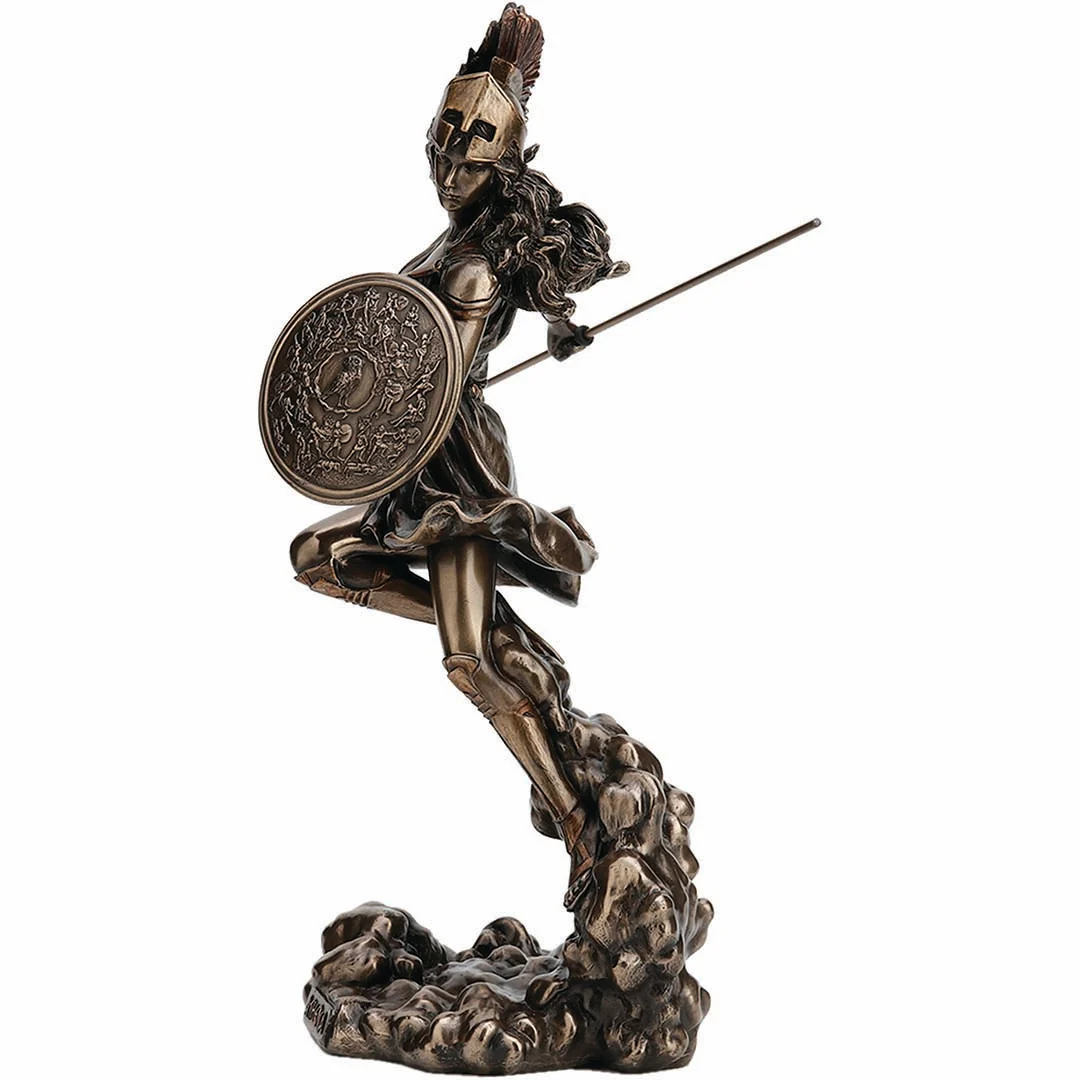 Athena Goddess of Wisdom and War 23cm Veronese Statue — additional product image 3 from ArtStatues