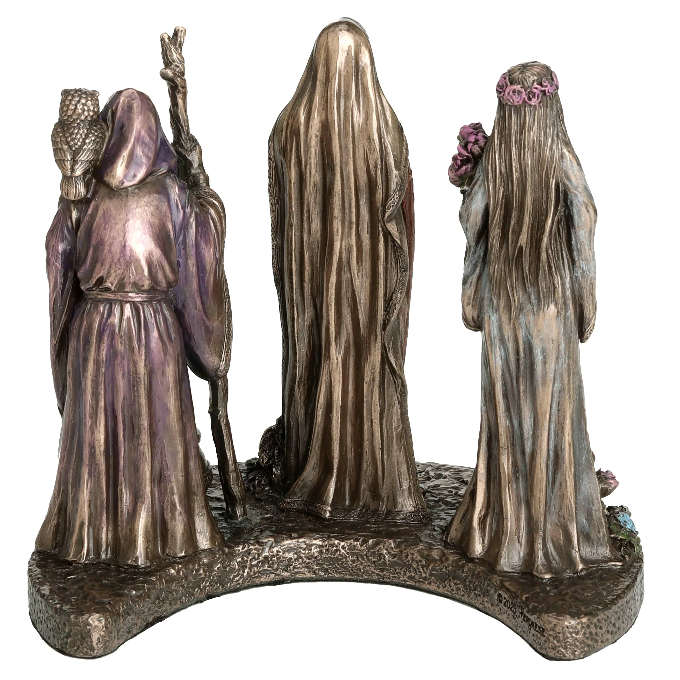 Triple Goddess Maiden Mother And Crone 12cm Veronese Statue — additional product image 4 from ArtStatues
