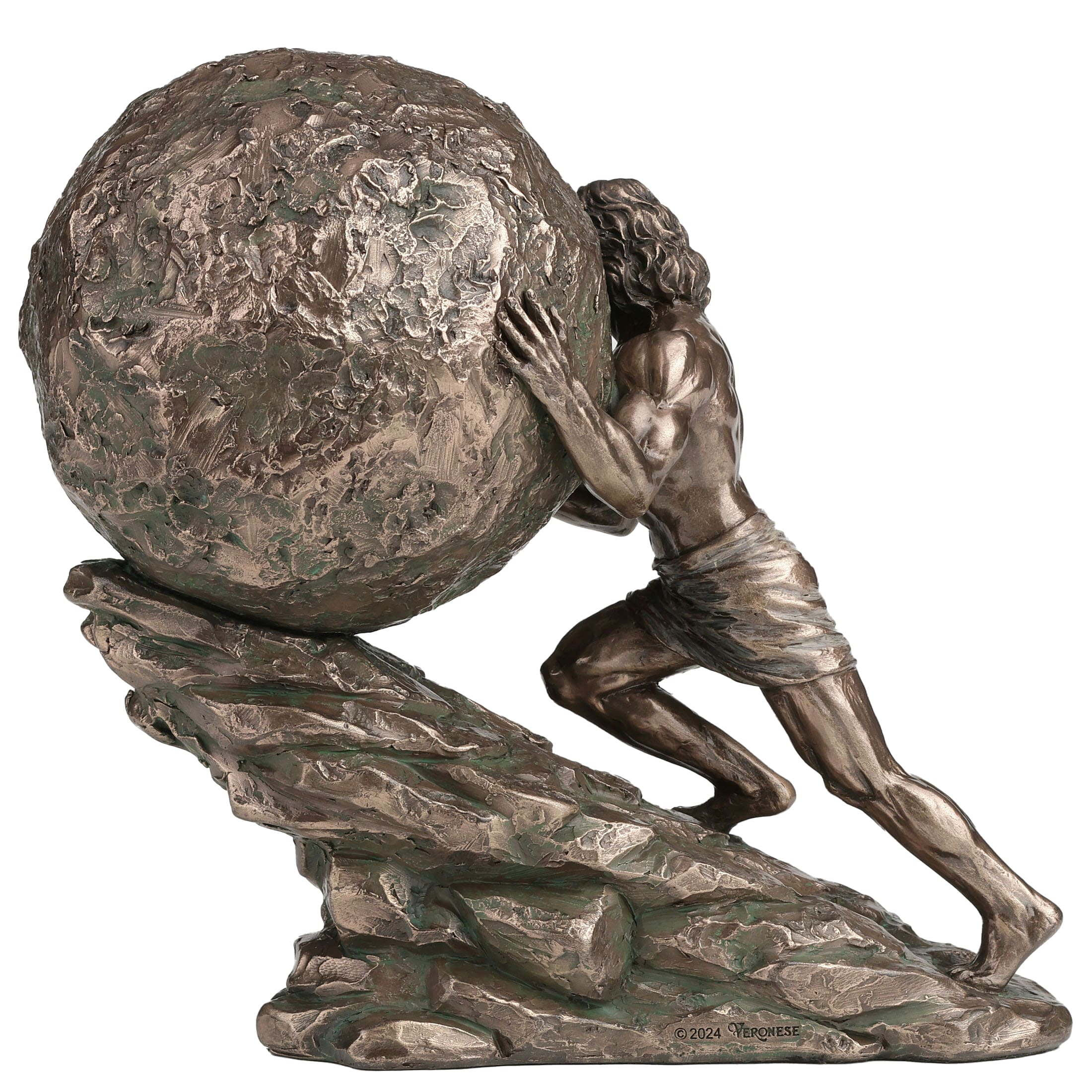 Sisyphus Statue - 18 x 16 cm Cold-Cast Bronze Figurine by Veronese — additional product image 4 from ArtStatues
