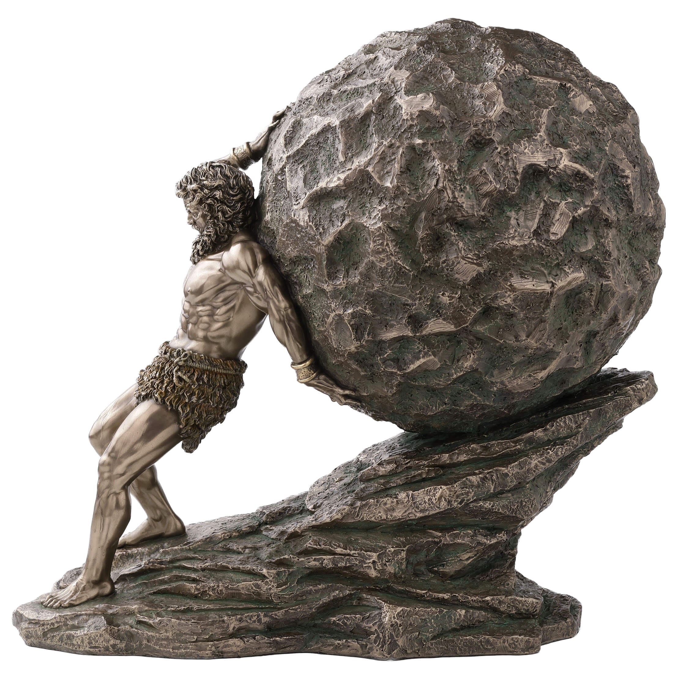 Sisyphus Statue - 38.5 cm Cold-Cast Bronze Figurine by Veronese — additional product image 4 from ArtStatues