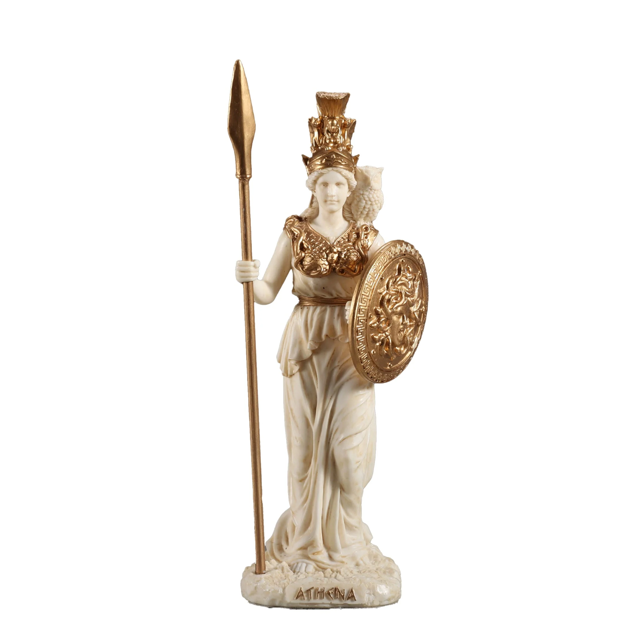 Athena The Greek Goddess Of Wisdom 16.5cm Veronese White Statue — additional product image 2 from ArtStatues