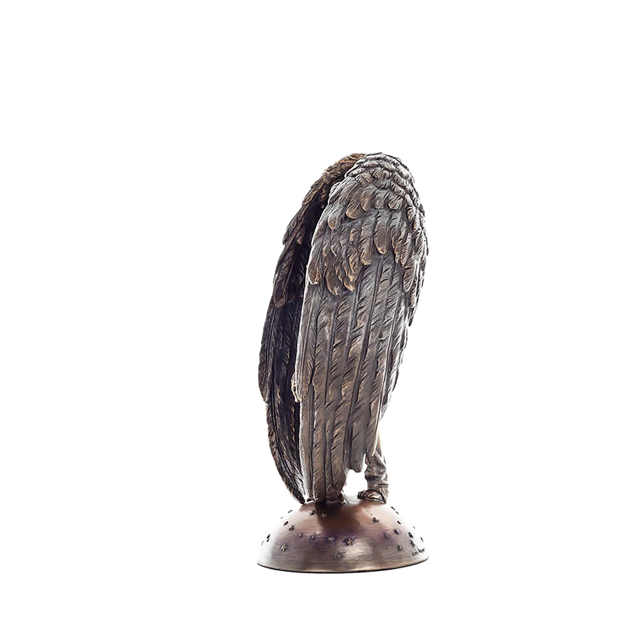 Fallen Angel & Mortal Embrace Statue – 25cm Bronze by Veronese — additional product image 2 from ArtStatues
