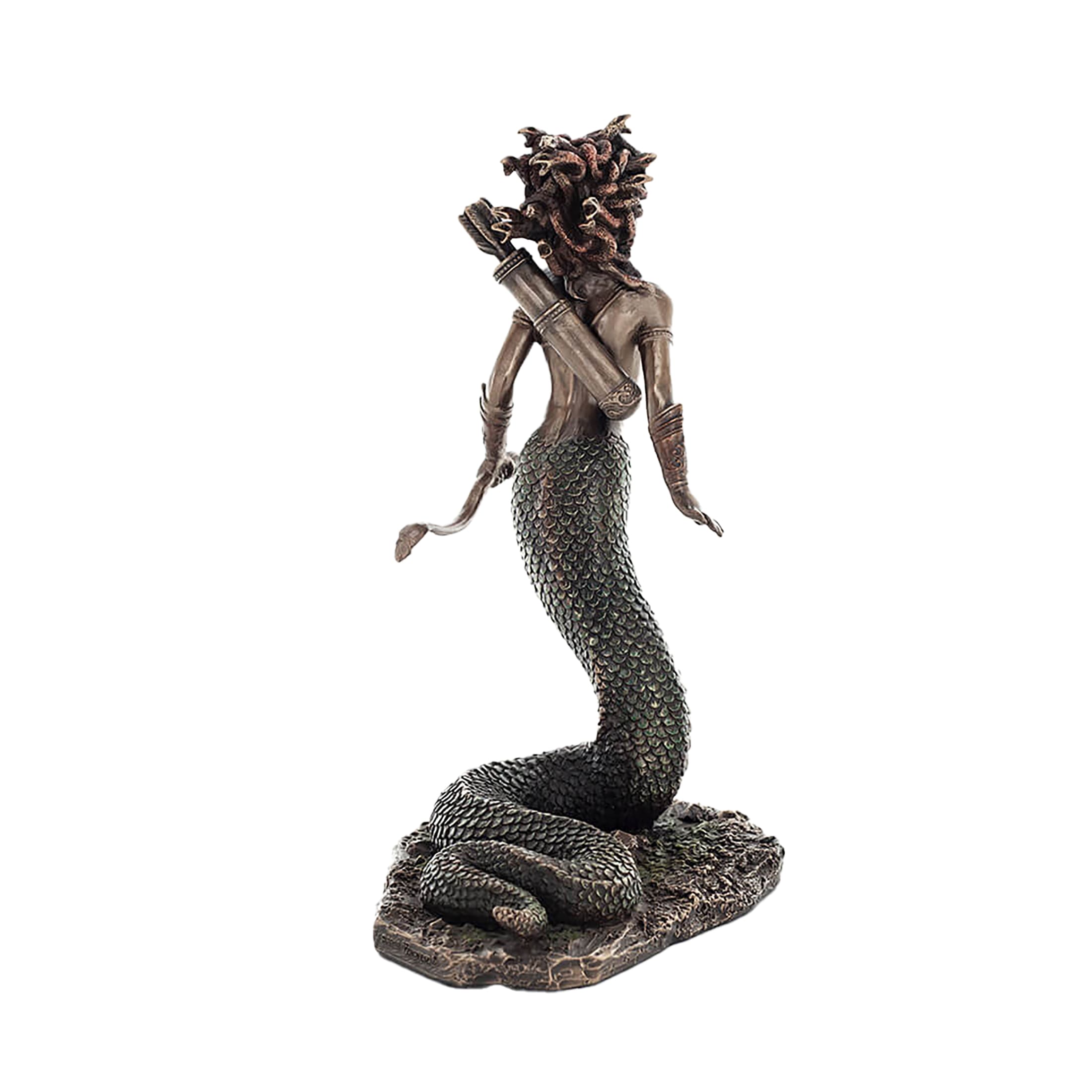 Medusa Archer Bronze Statue – 21 cm Greek Mythology Figurine — additional product image 3 from ArtStatues