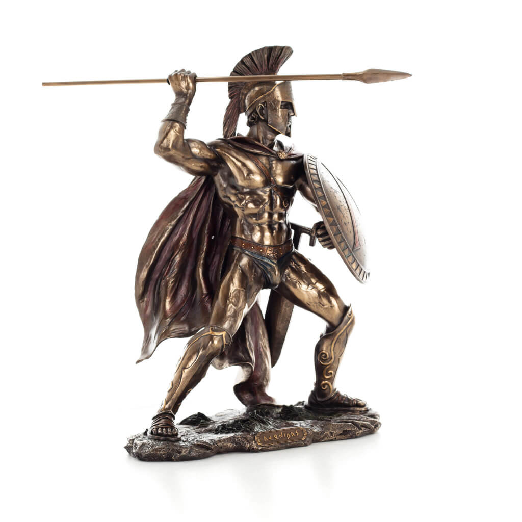 Leonidas Greek Spartan King Statue 52 cm Veronese Statue — additional product image 2 from ArtStatues