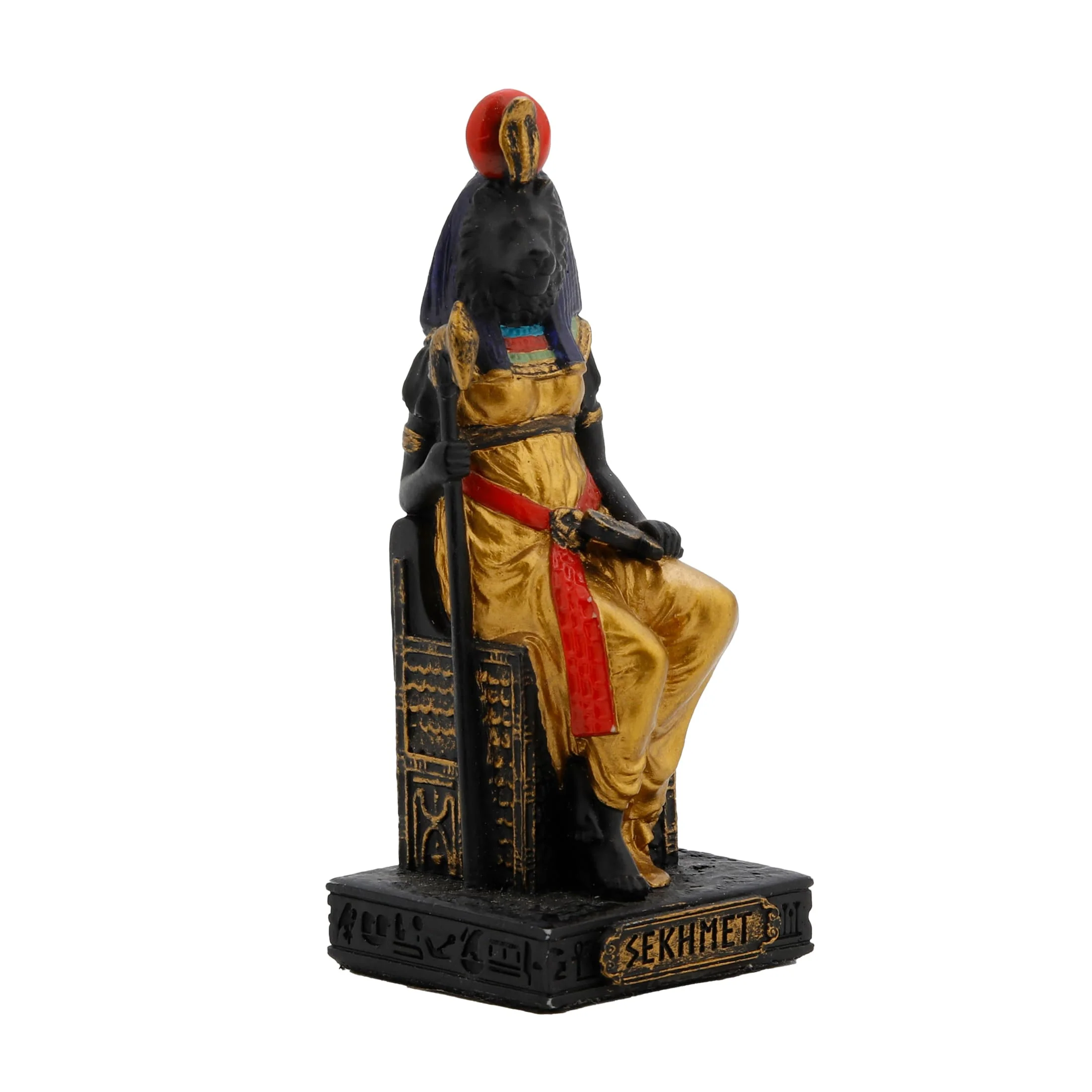 Sekhmet Egyptian Goddess Black Resin Statue – 8.5 cm — additional product image 2 from ArtStatues
