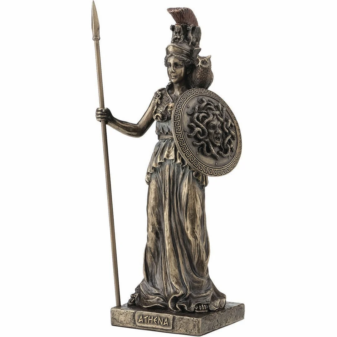 Athena Goddess of Wisdom and War 20cm Veronese Statue — additional product image 2 from ArtStatues