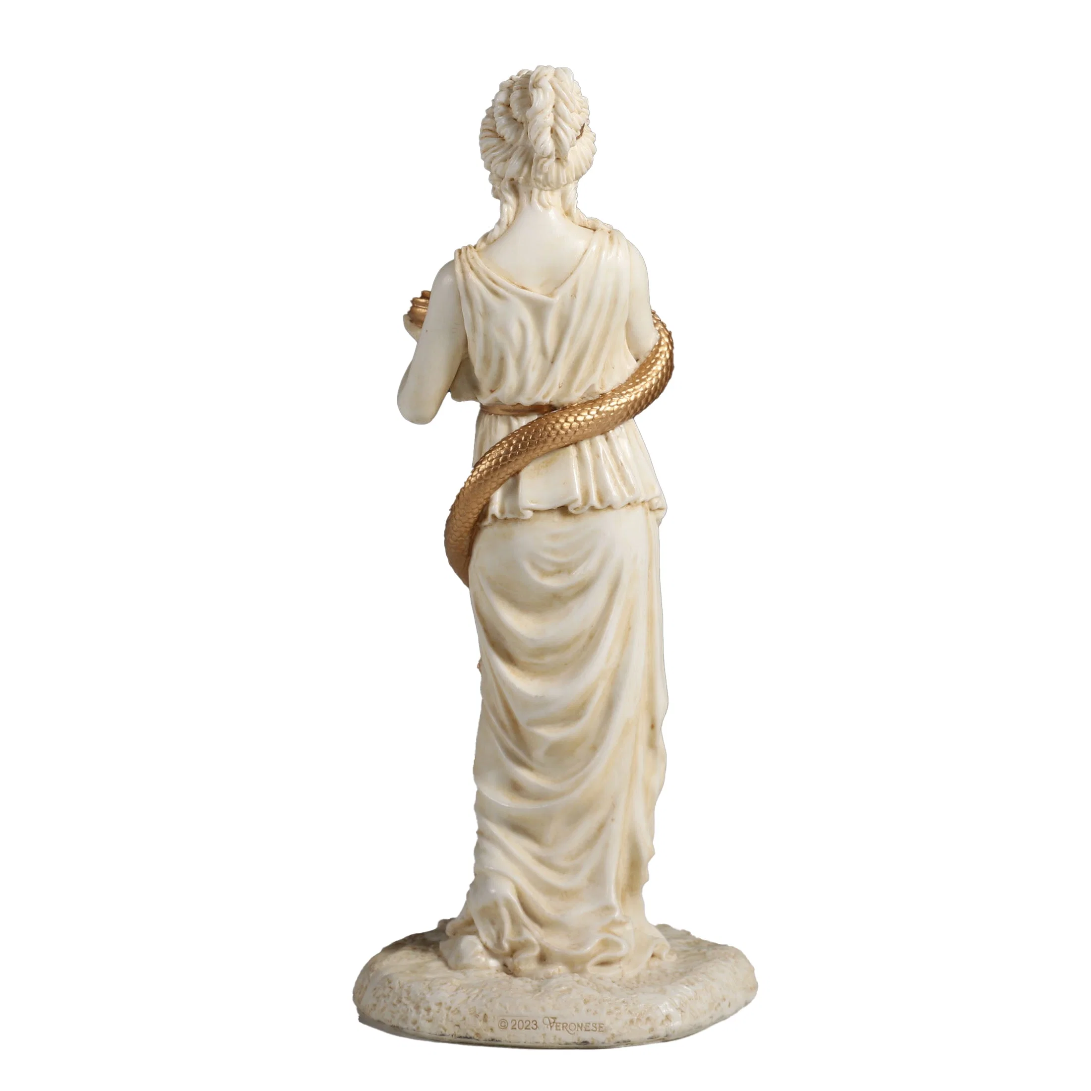 Hygieia Greek Goddess Of Hygiene 15.5cm Veronese White Statue — additional product image 3 from ArtStatues