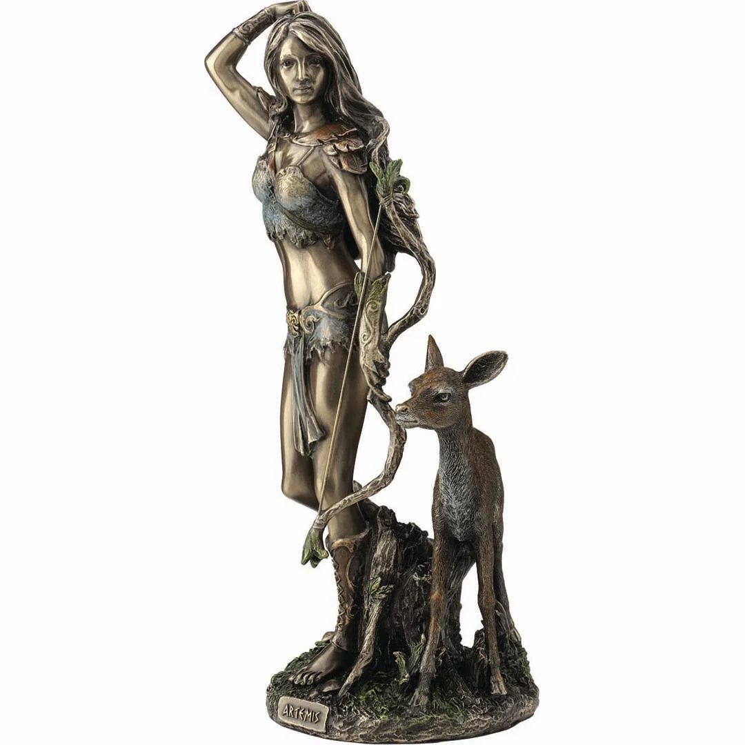 Artemis Goddess of the hunt and the wild 25cm Veronese Statue — additional product image 2 from ArtStatues