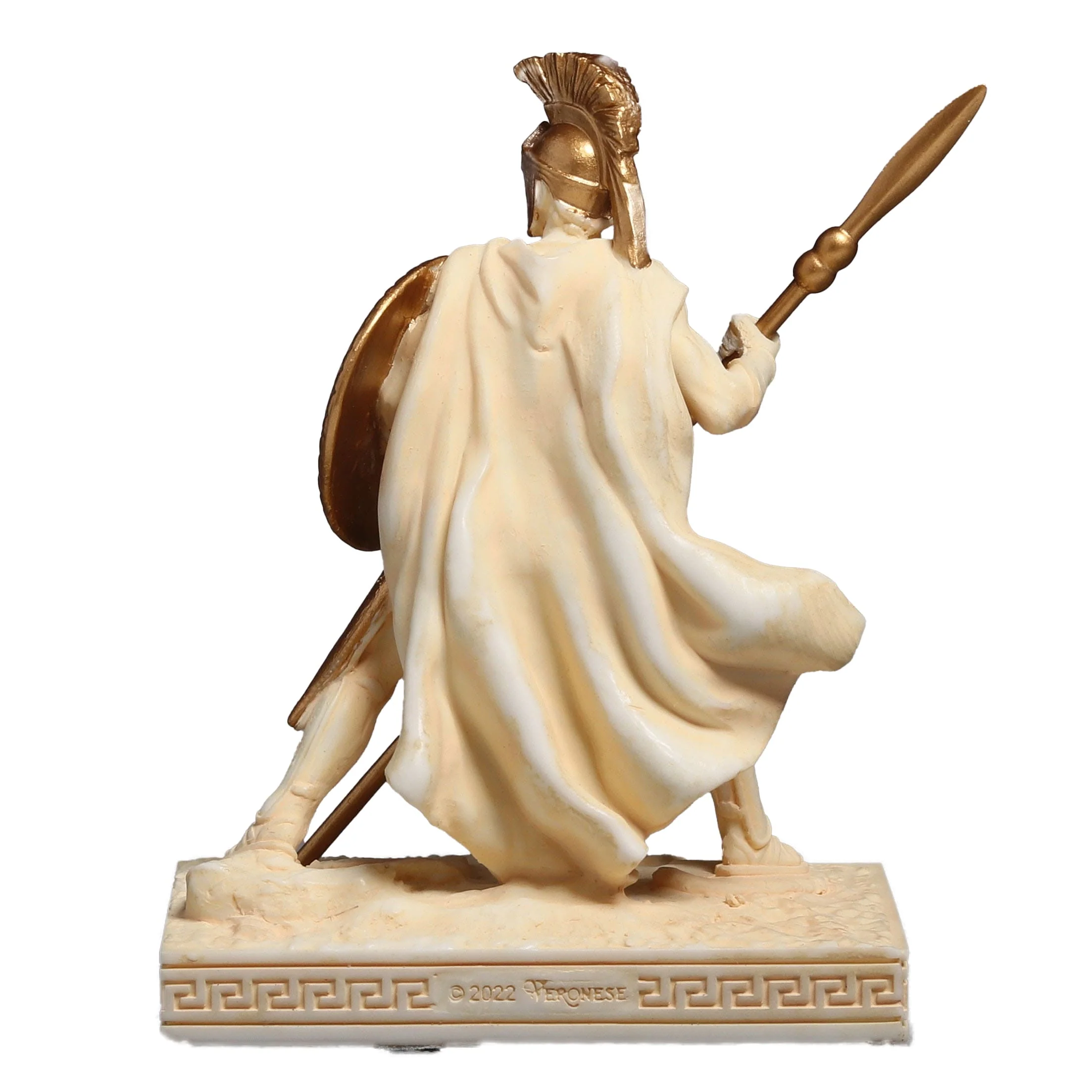 Leonidas Spartan King Statue – White & Gold, 7.2 cm — additional product image 4 from ArtStatues