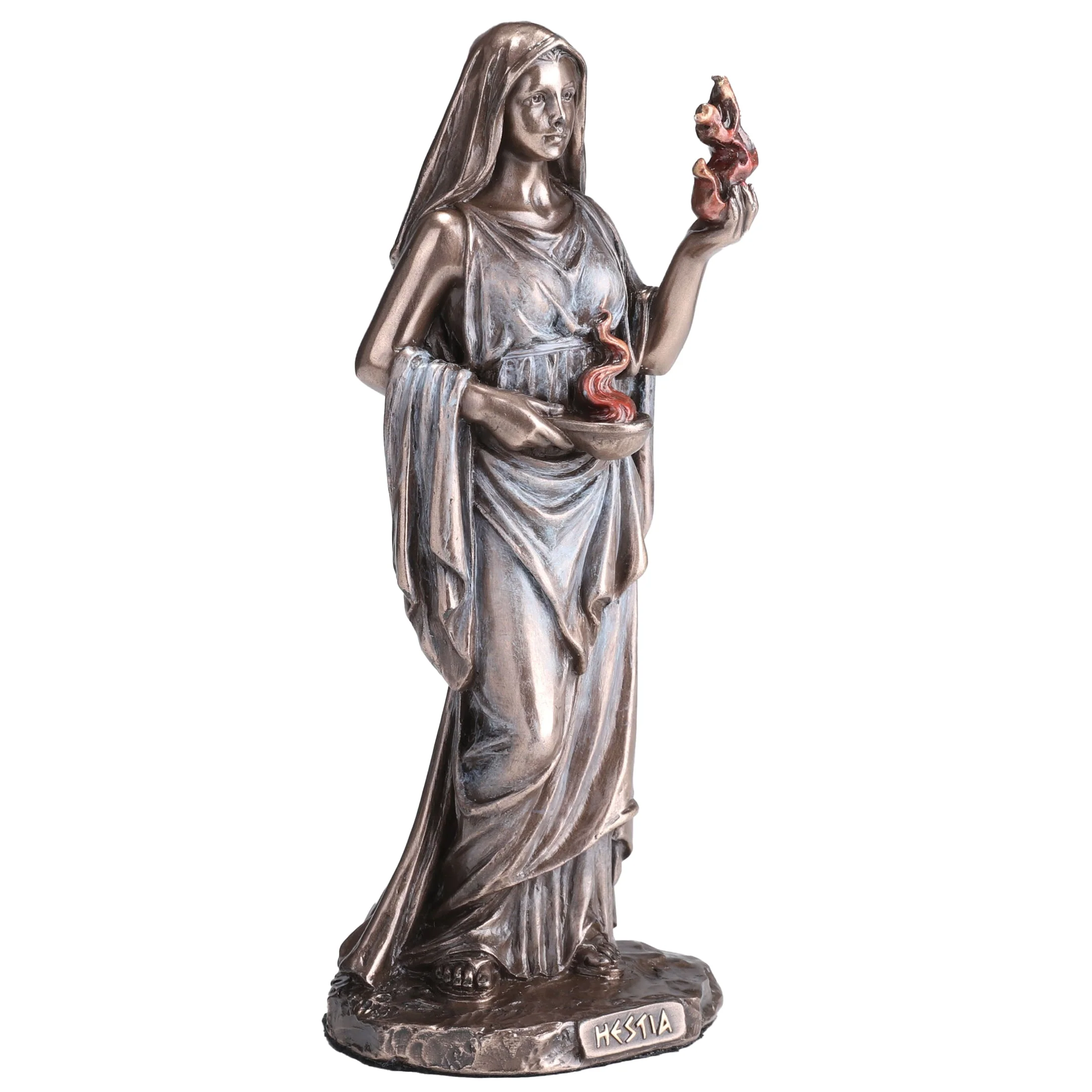 Hestia Greek Goddess Of Home And Hearth 16cm Veronese Statue — additional product image 4 from ArtStatues