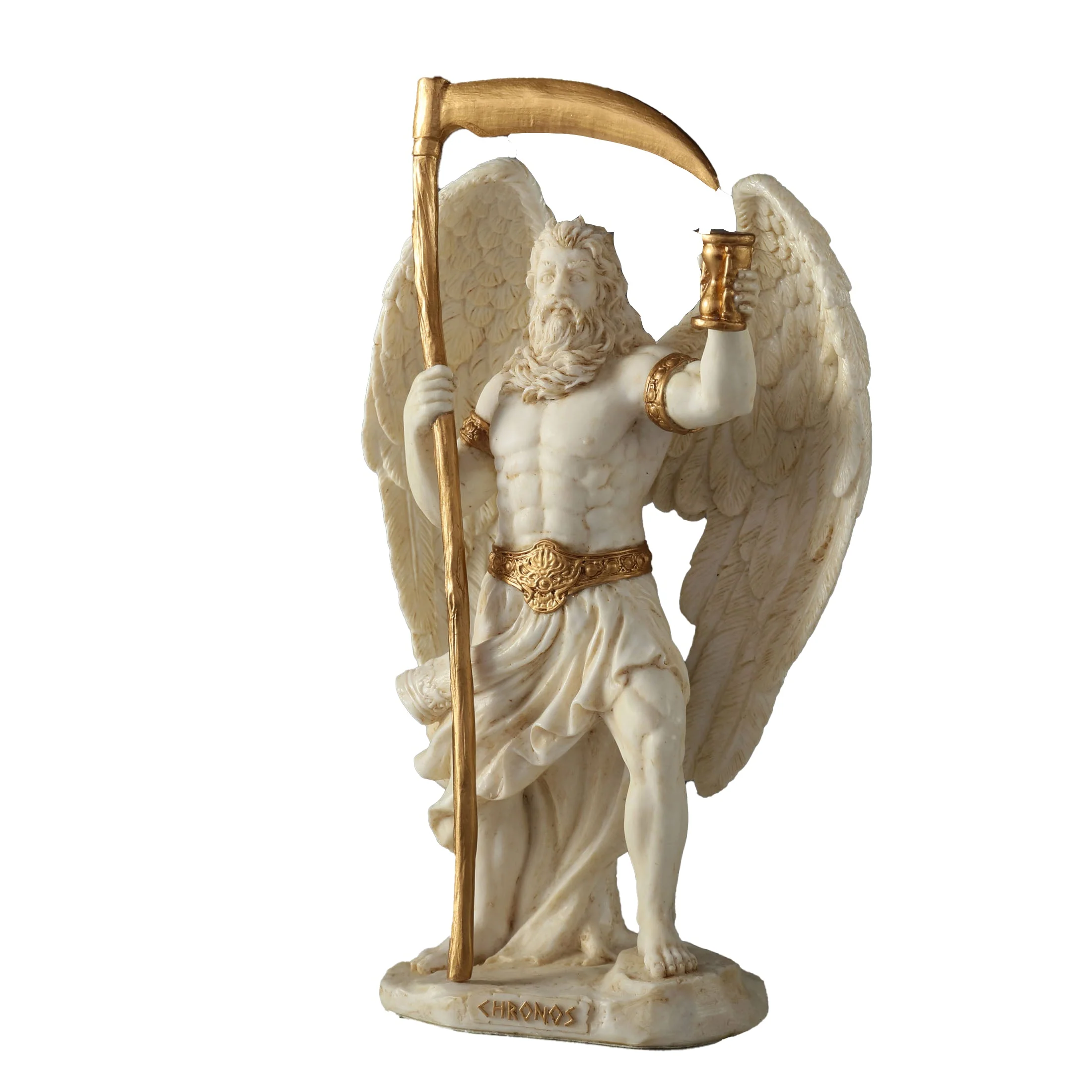 Chronos The Greek God Of Time 18.5cm Veronese White Statue — additional product image 2 from ArtStatues