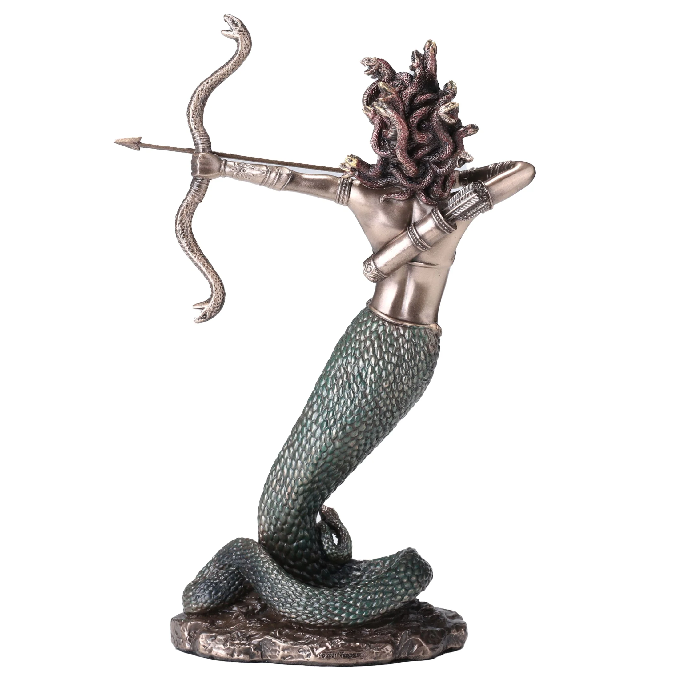 Furious Medusa Shooting Arrow 23cm Veronese Statue — additional product image 4 from ArtStatues