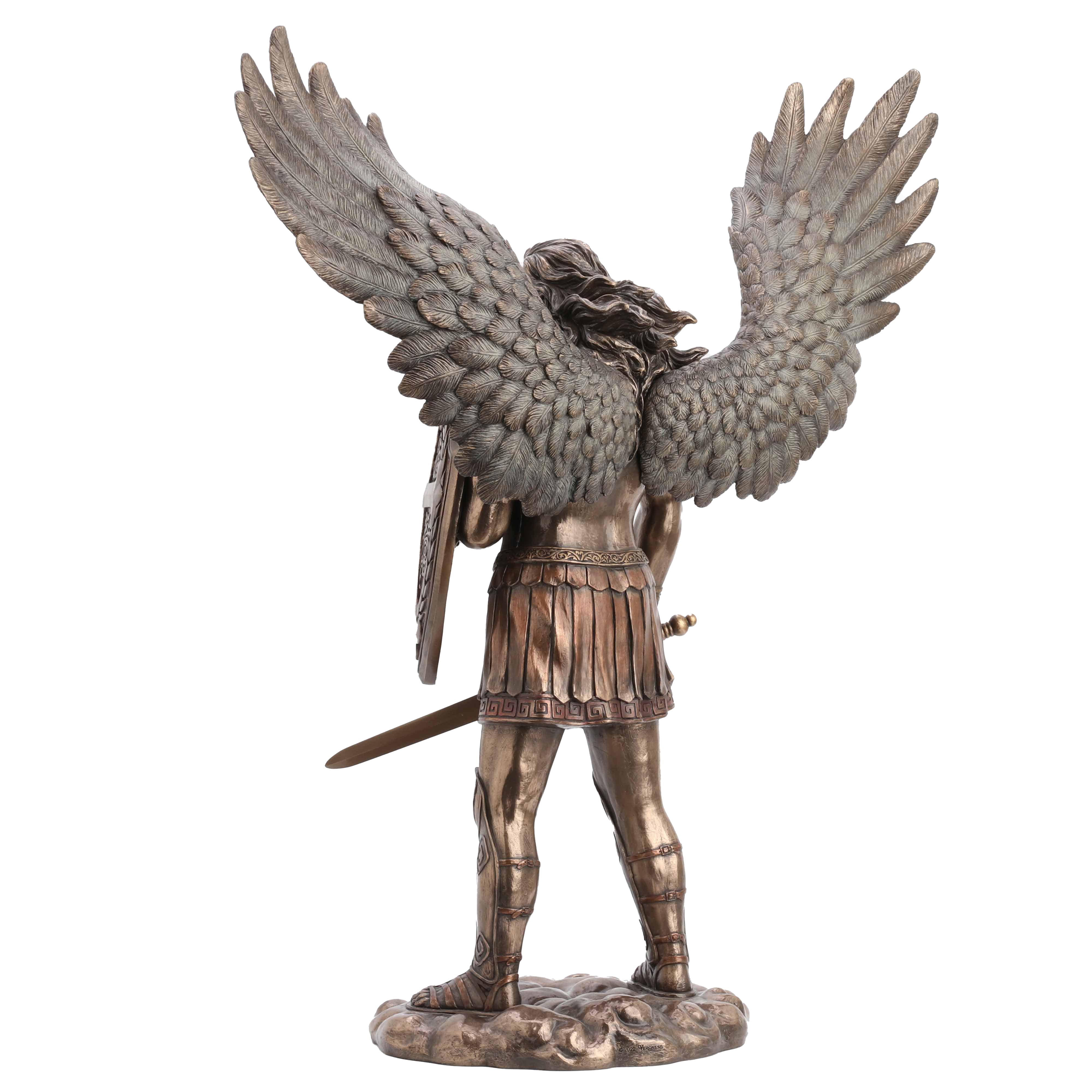 Saint Michael With Sword And Shield 73cm Veronese Statue — additional product image 4 from ArtStatues