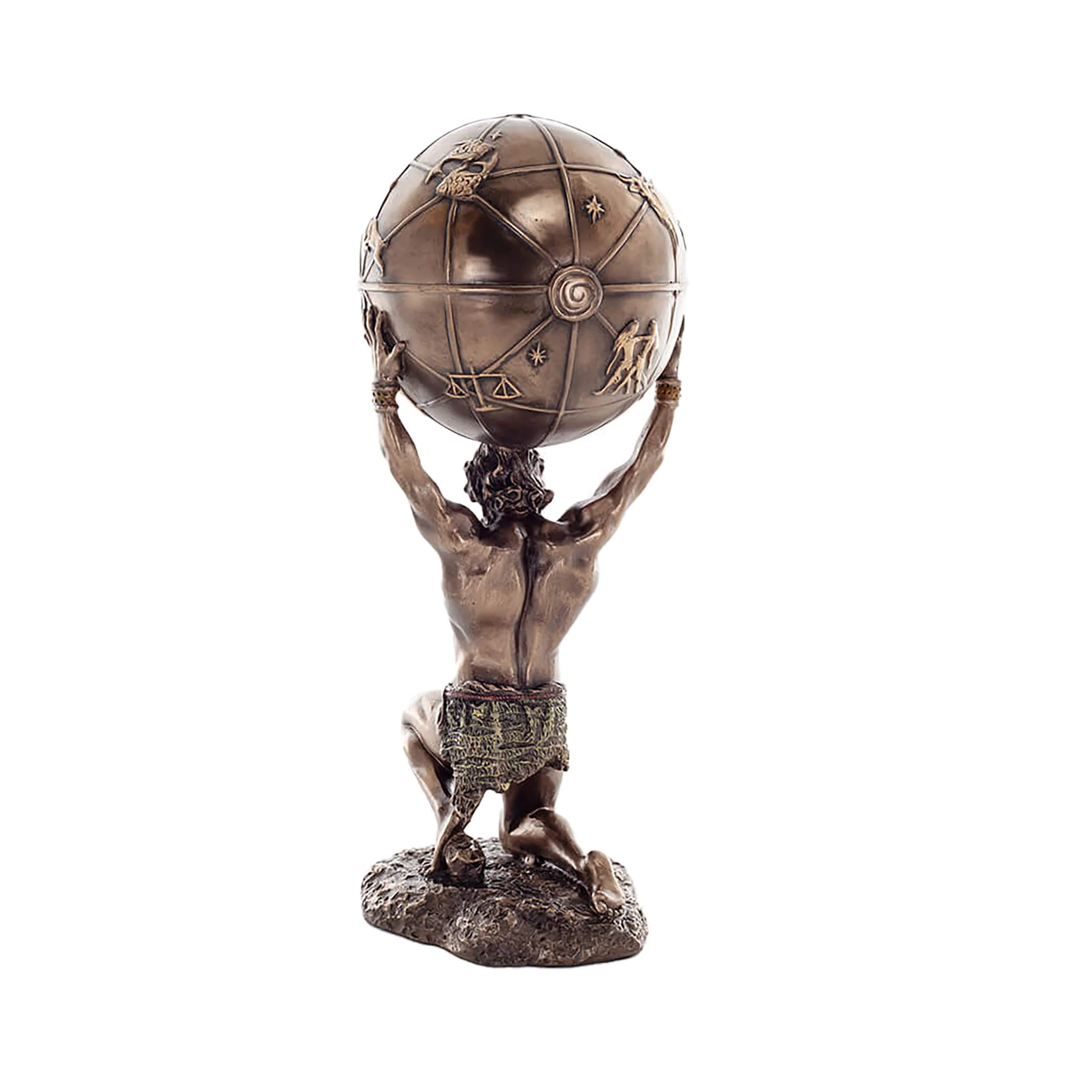 Atlas Titan Cold-Cast Bronze Statue – 21 cm — additional product image 3 from ArtStatues