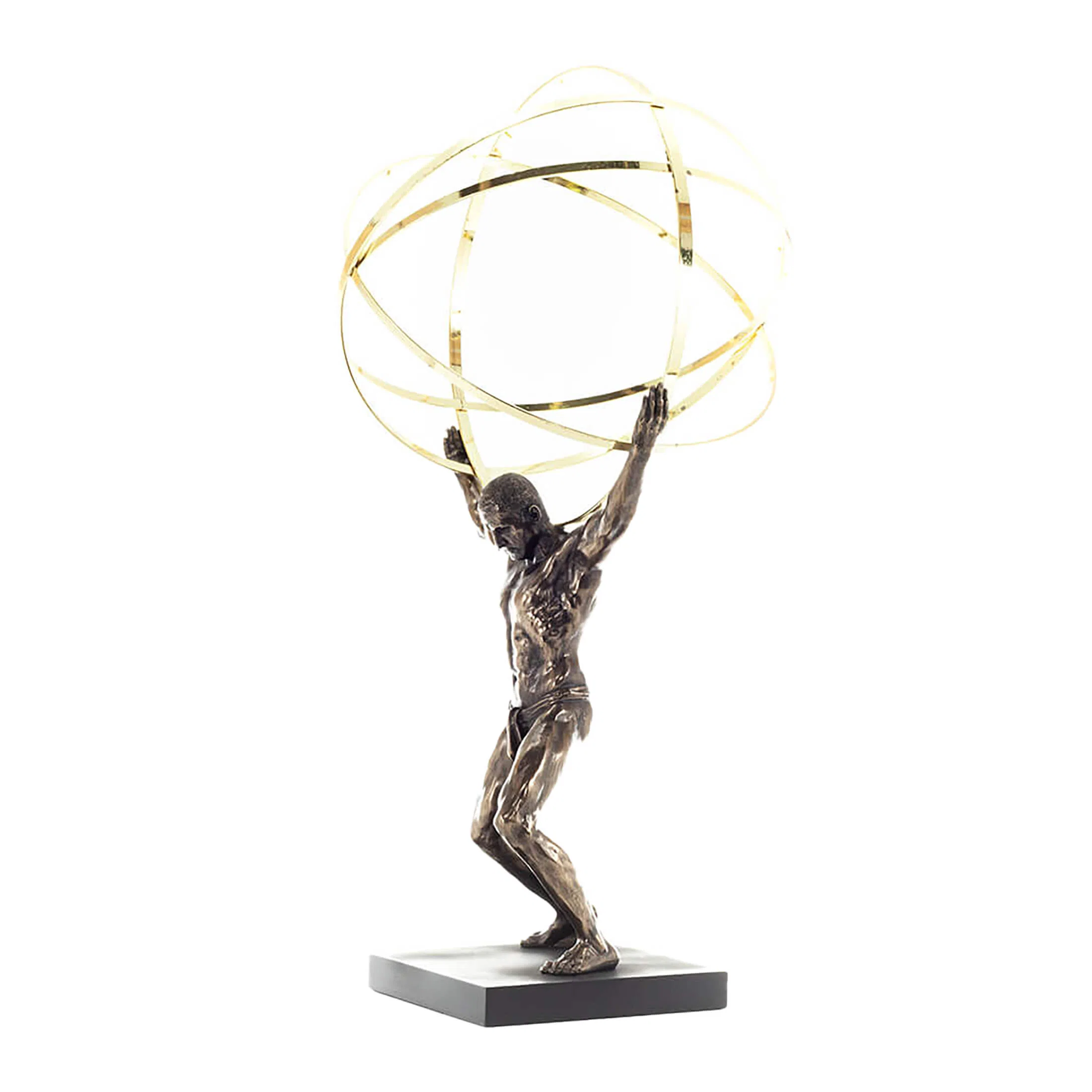 Atlas Titan Bronze Statue – 50 cm Greek Mythology Sculpture — additional product image 2 from ArtStatues