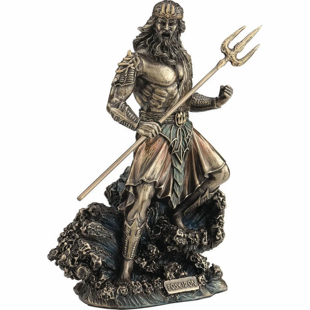 Poseidon Greek Olympian God 20cm Veronese Statue — additional product image 2 from ArtStatues