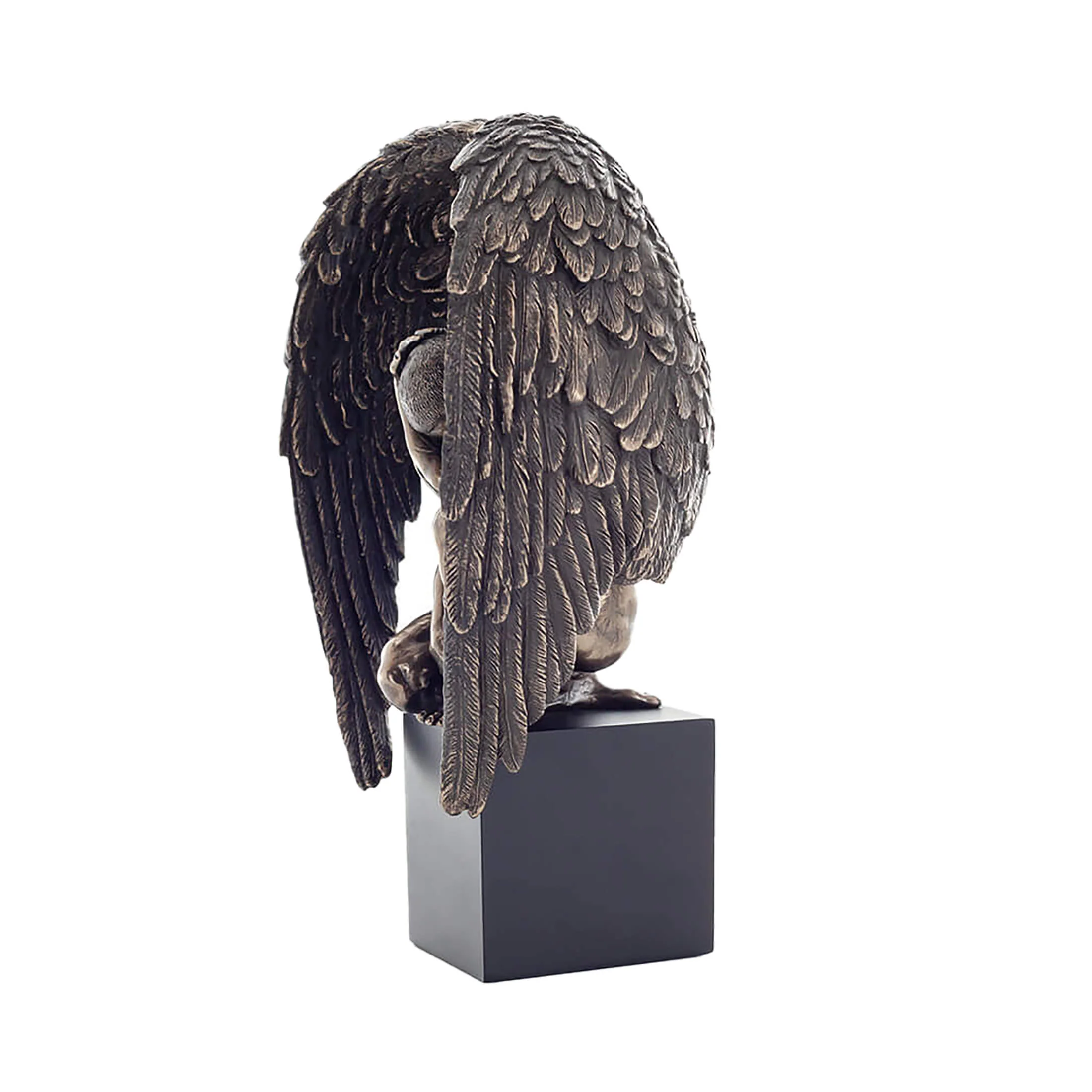 Fallen Angel Bronze Statue – 25.5 cm Symbol of Sorrow & Redemption — additional product image 2 from ArtStatues