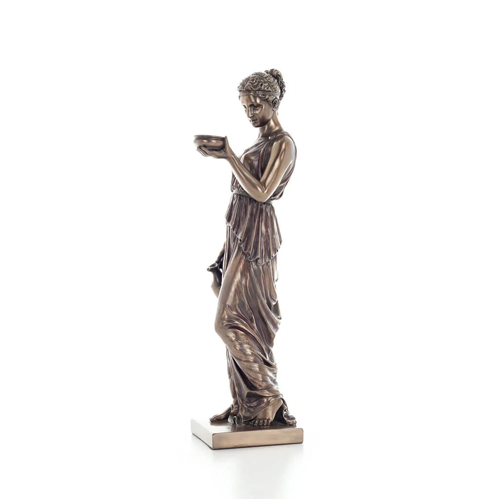 Hebe 31cm Goddess of Youth Veronese Cold-Cast Bronze Statue — additional product image 3 from ArtStatues