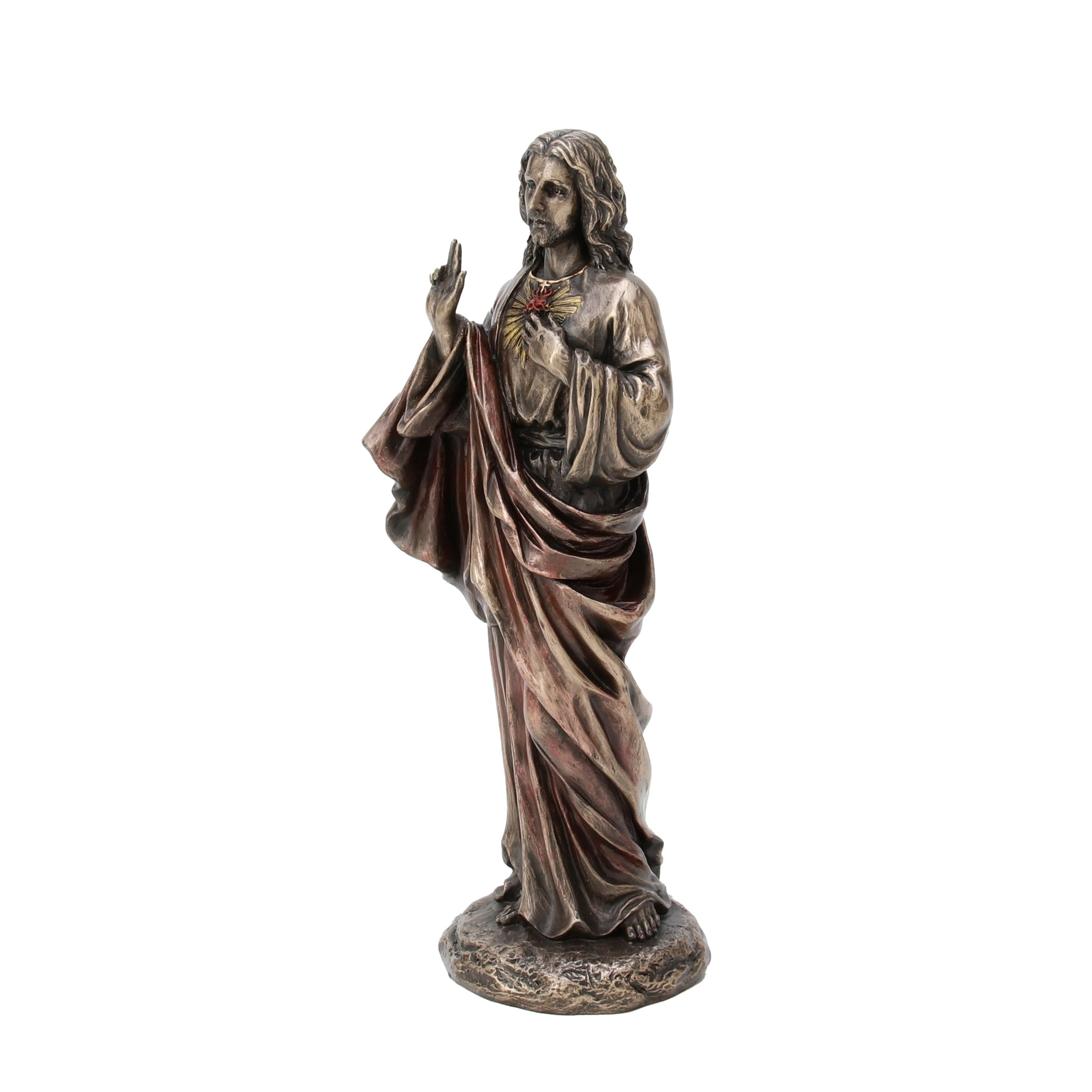 Sacred Heart Of Jesus 21cm Veronese Statue — additional product image 2 from ArtStatues